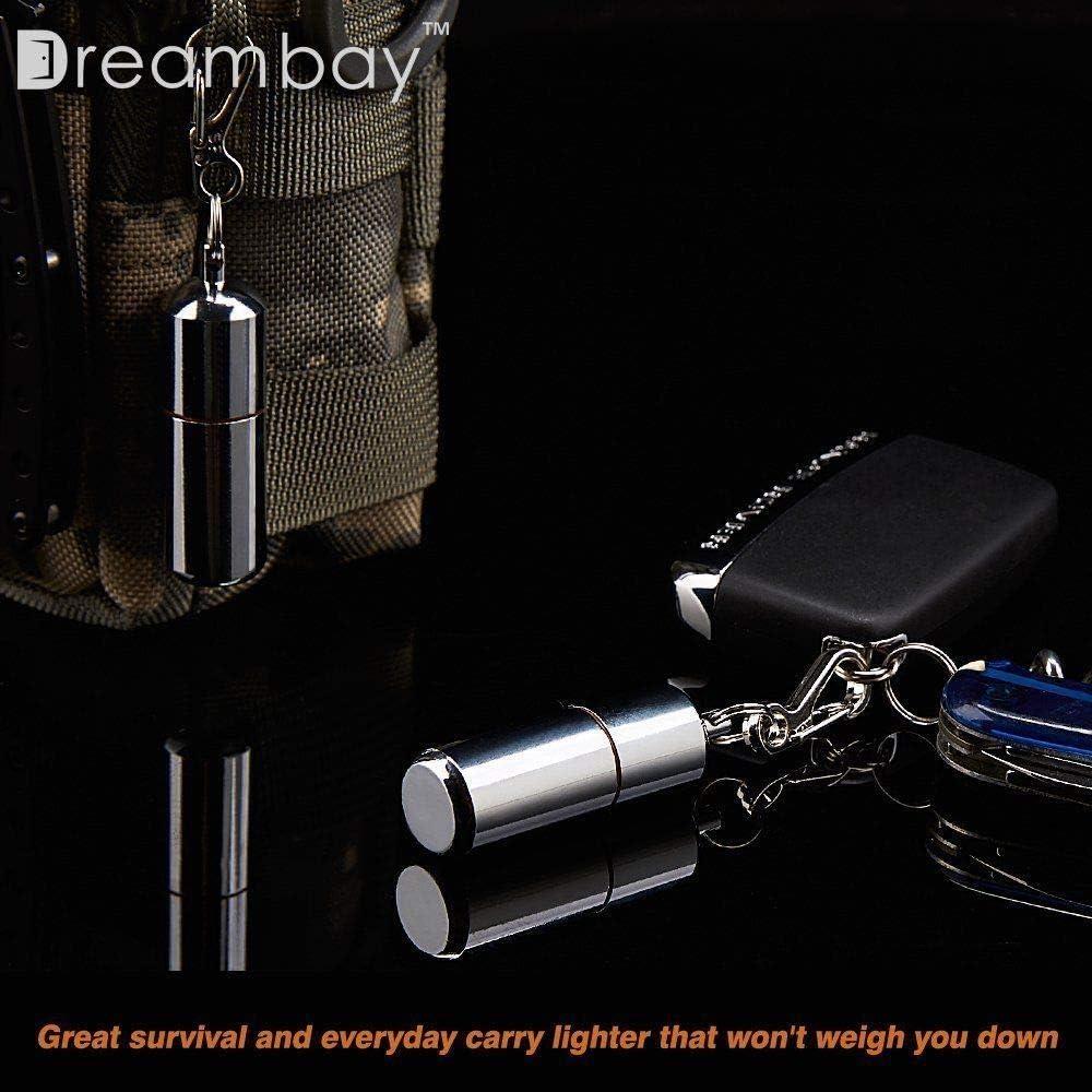 Paquete de 2 Encendedores Mini Impermeables Dreambay EDC