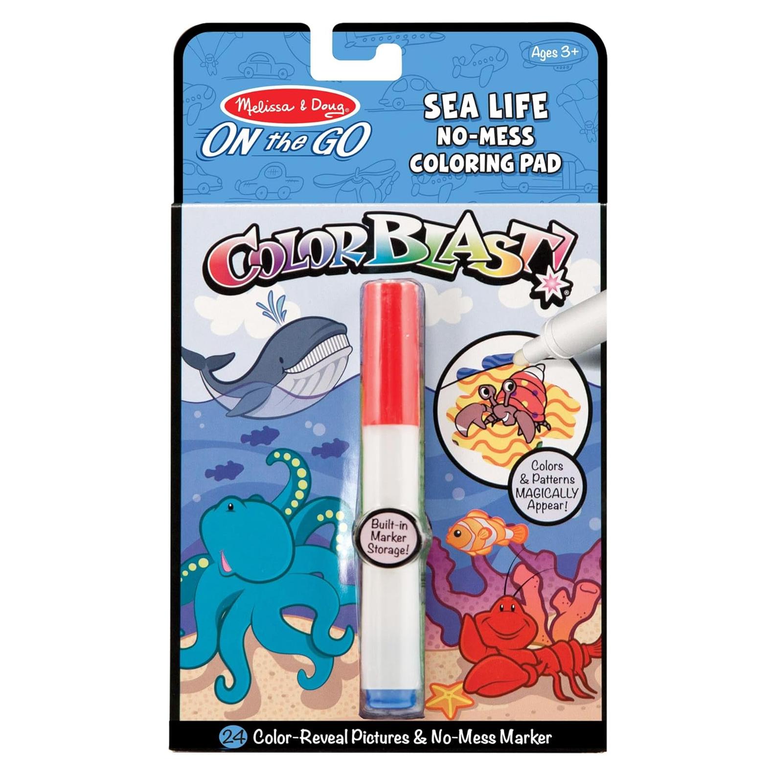 Libro de Actividades Melissa & Doug Vida Marina 24 Páginas