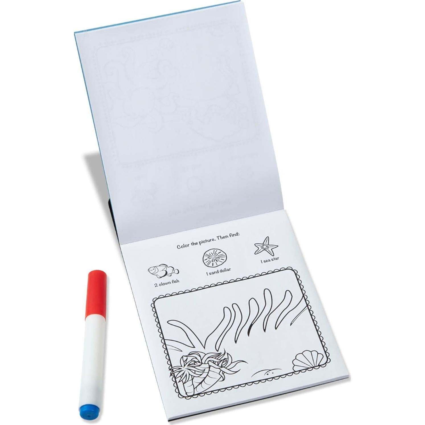 Libro de Actividades Melissa & Doug Vida Marina 24 Páginas