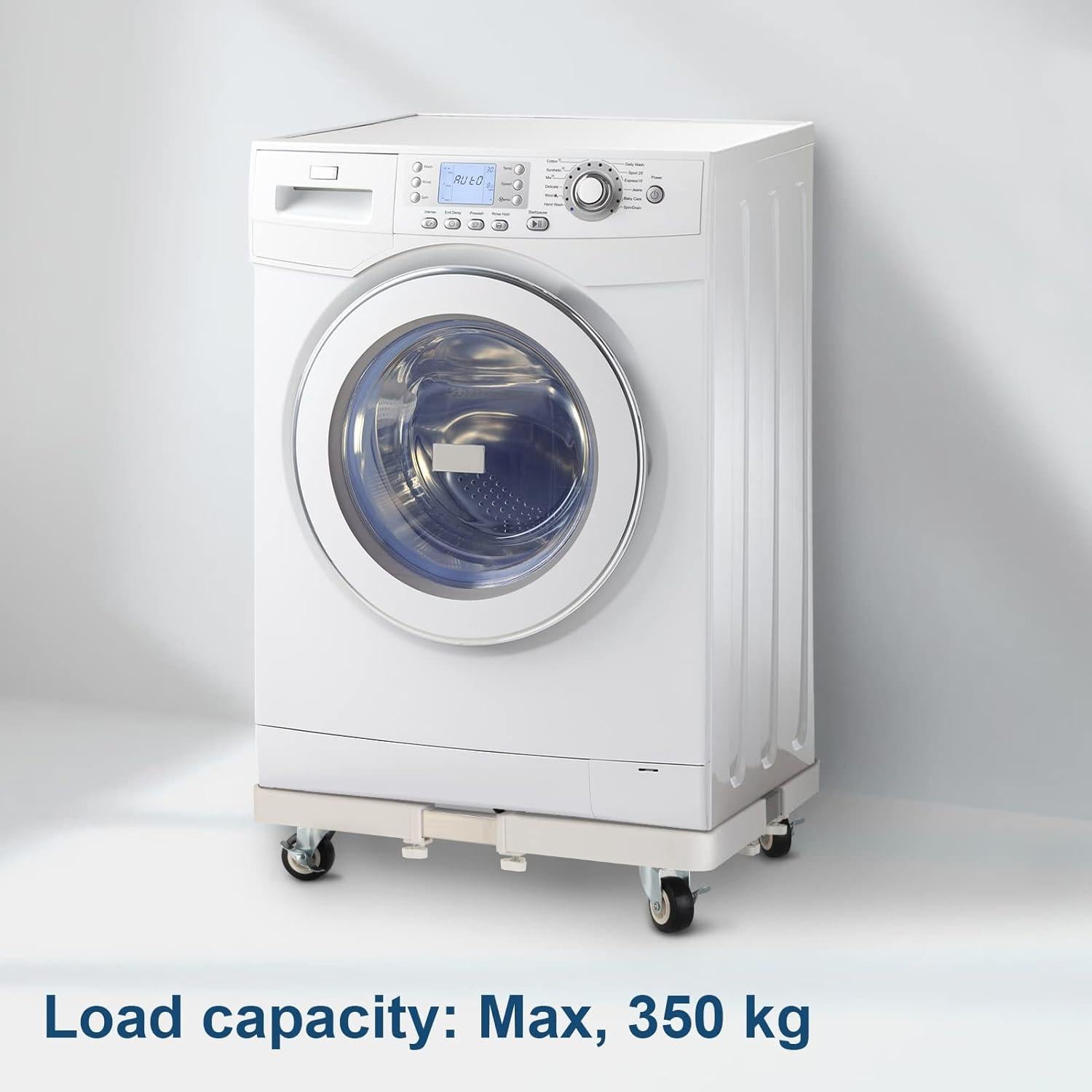 Soporte Móvil HQO LOVL para Mini Nevera y Lavadora Ajustable 44.9-65 cm