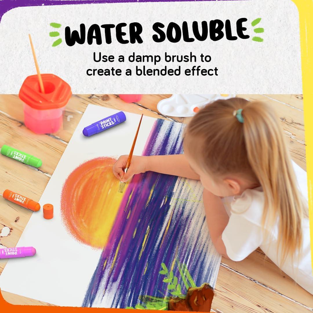 Set de 12 Palos de Pintura Tempera Funcils - No Tóxicos