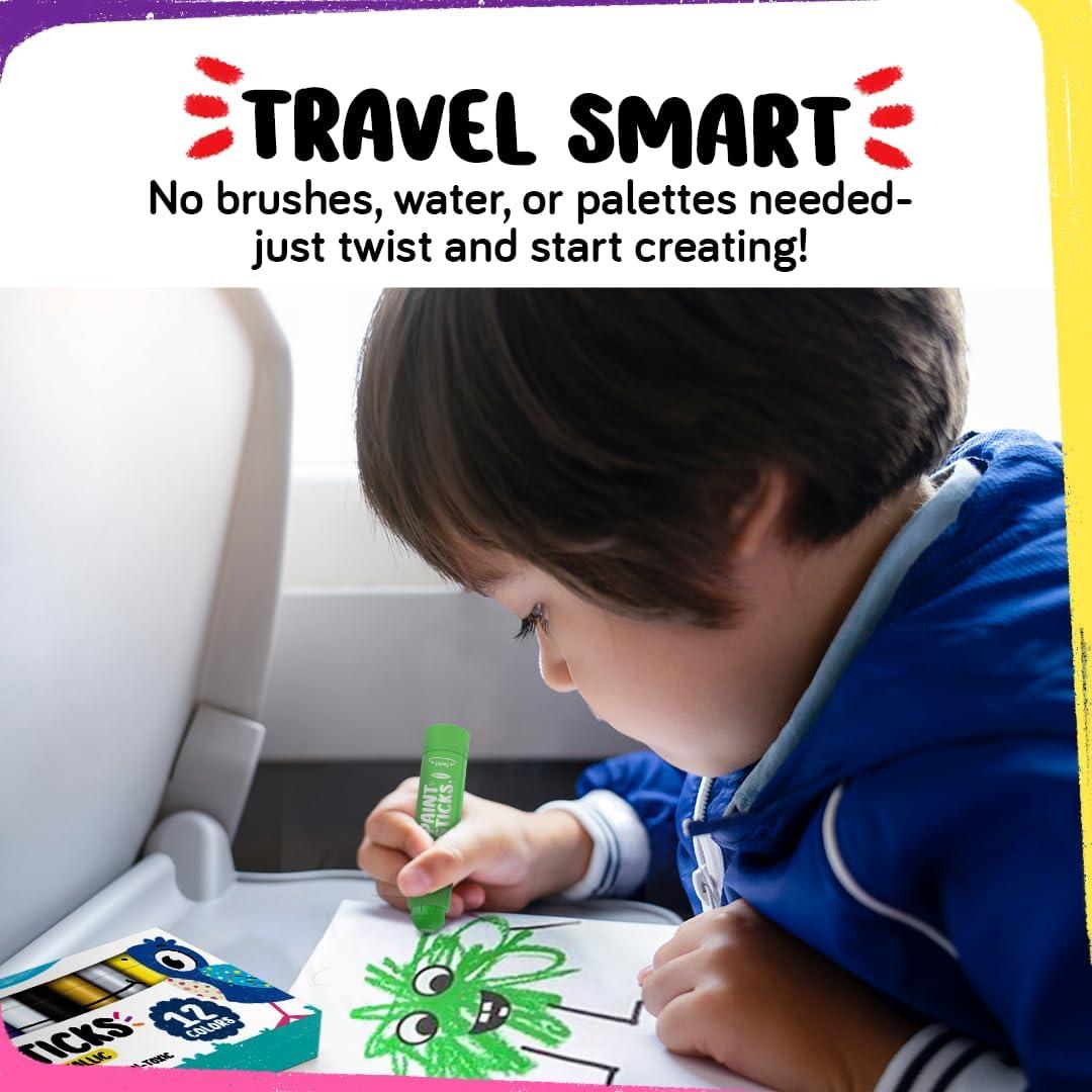 Set de 12 Palos de Pintura Tempera Funcils - No Tóxicos