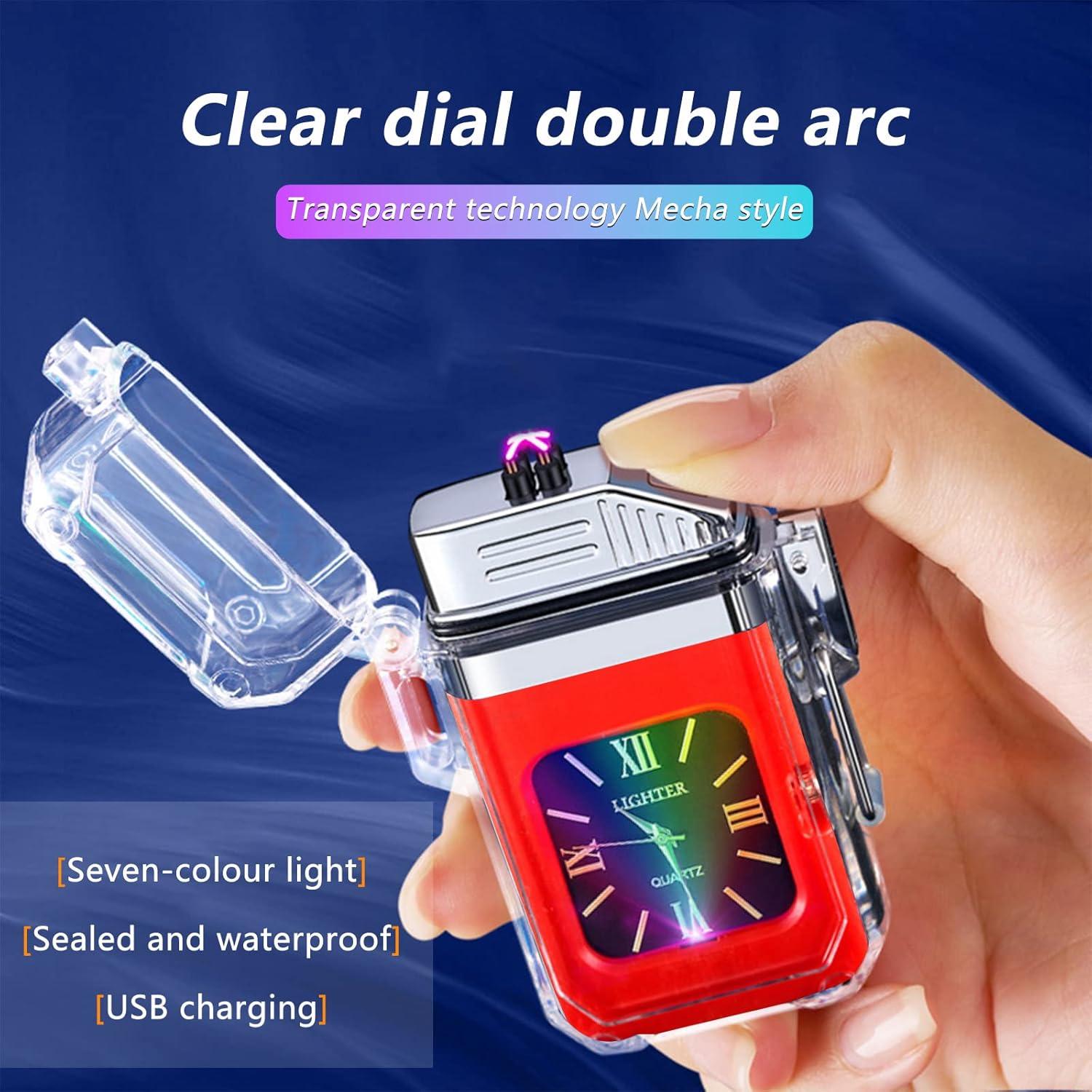 Encendedor Eléctrico SKRFIRE Recargable USB Doble Arco IP56