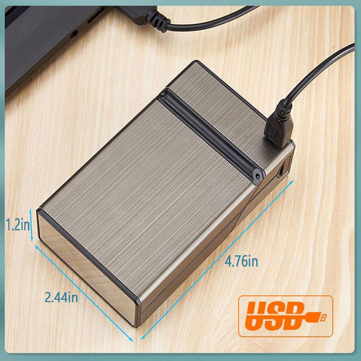 Estuche para Cigarrillos YiokJiar con Encendedor Eléctrico 100mm