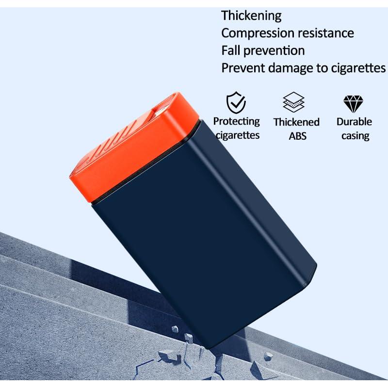 Estuche para Cigarrillos con Encendedor USB Recargable 20pcs