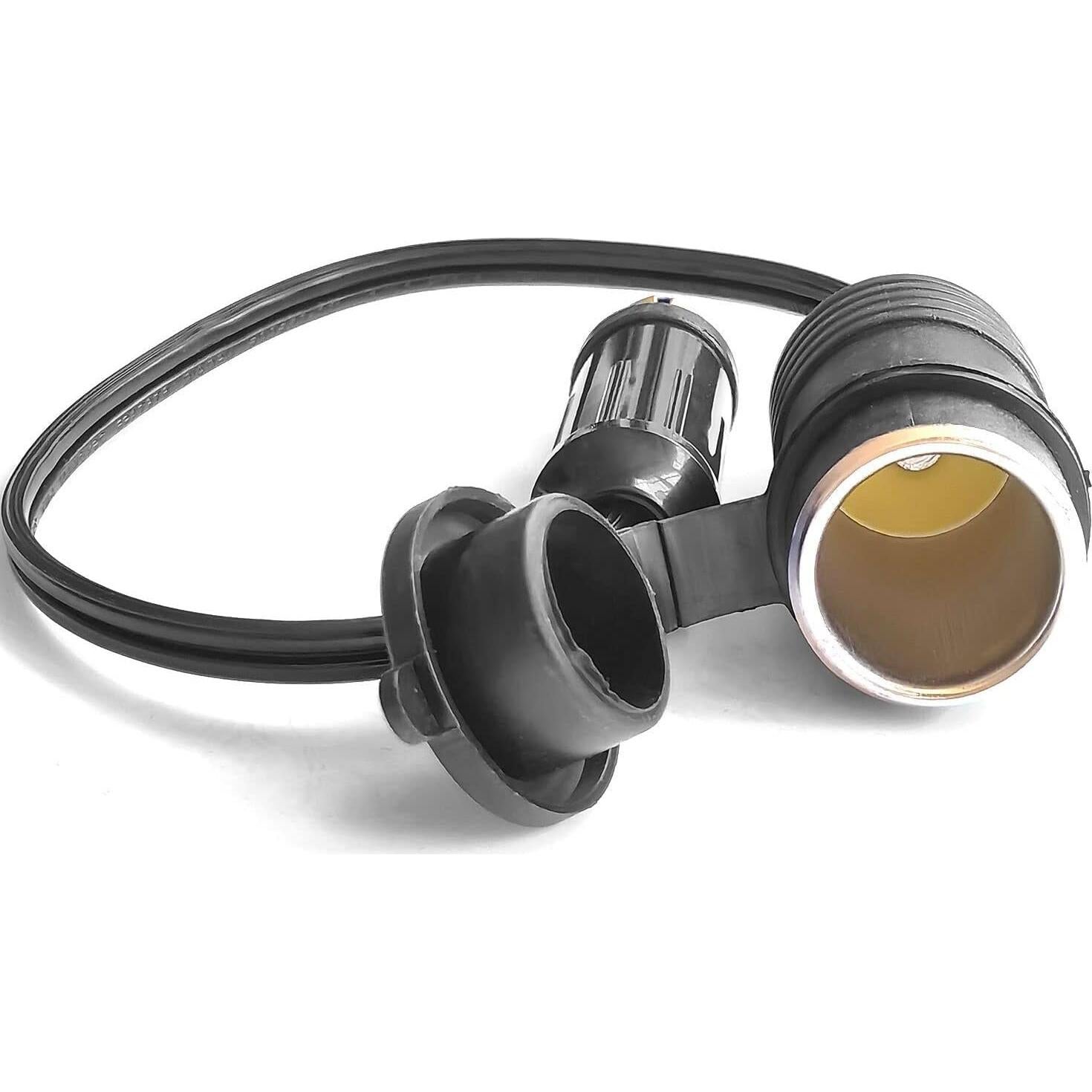 Adaptador de enchufe DIN OUQYLG 12V-24V con cable 30cm impermeable