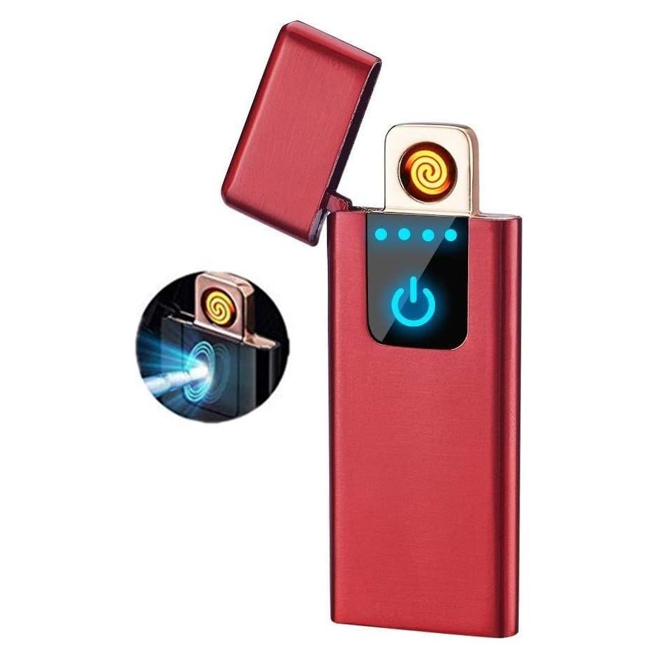 Encendedor Inteligente Doble Cara MENG ZHI AO Rojo USB
