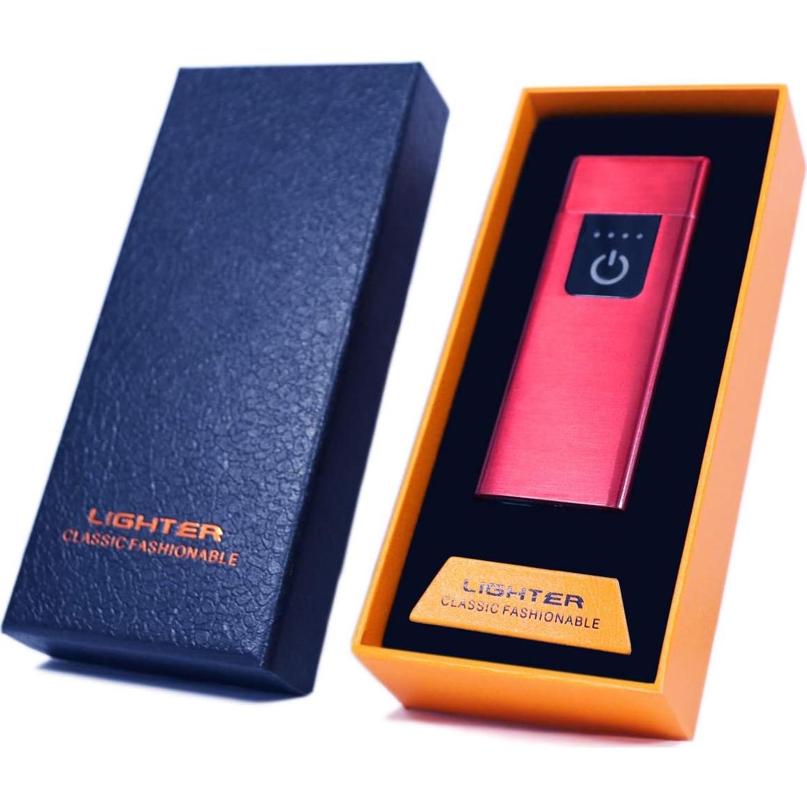 Encendedor Inteligente Doble Cara MENG ZHI AO Rojo USB