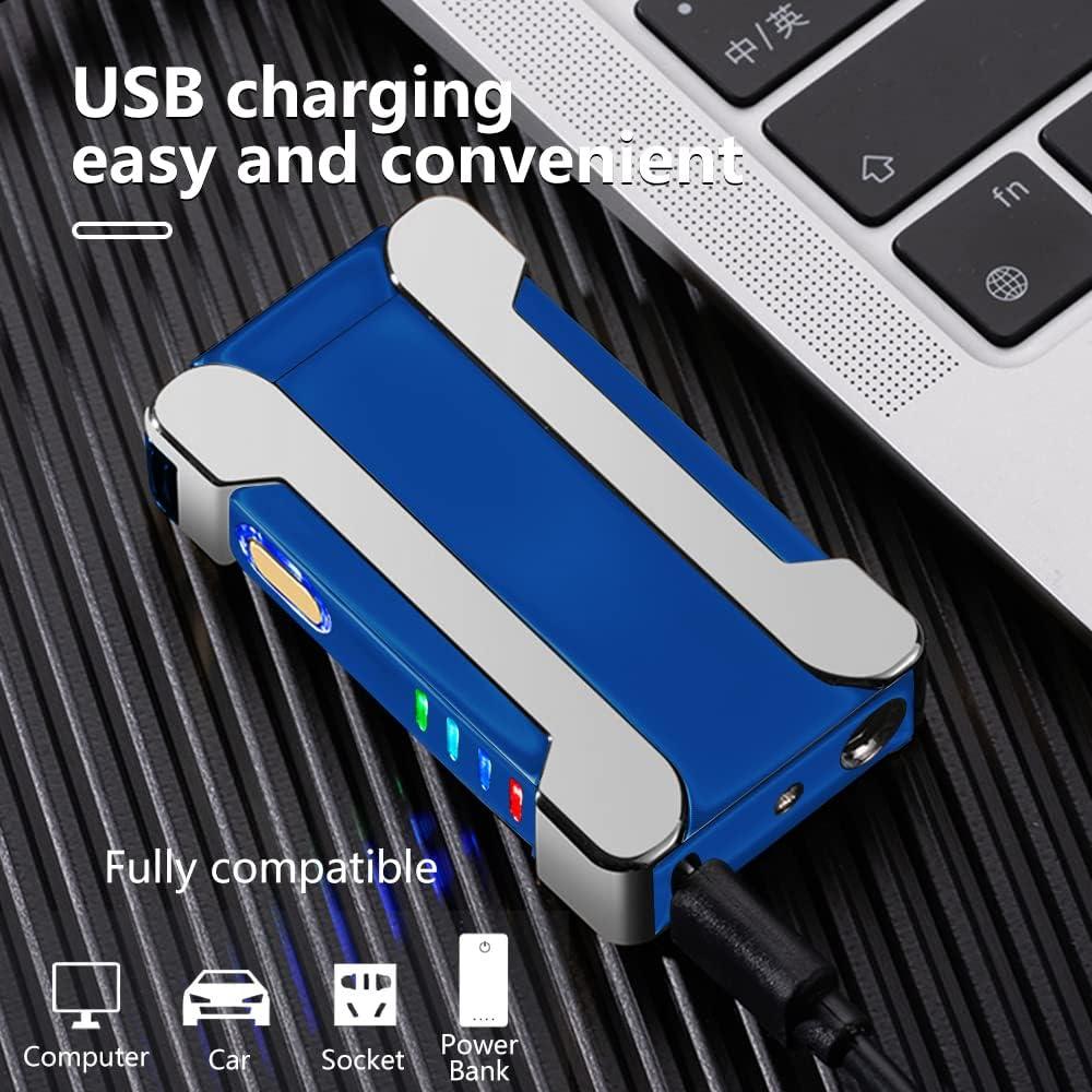 Encendedor Eléctrico Doble Arco YOZWOO USB a Prueba de Viento