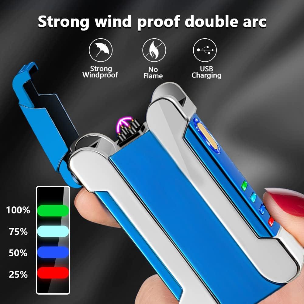 Encendedor Eléctrico Doble Arco YOZWOO USB a Prueba de Viento