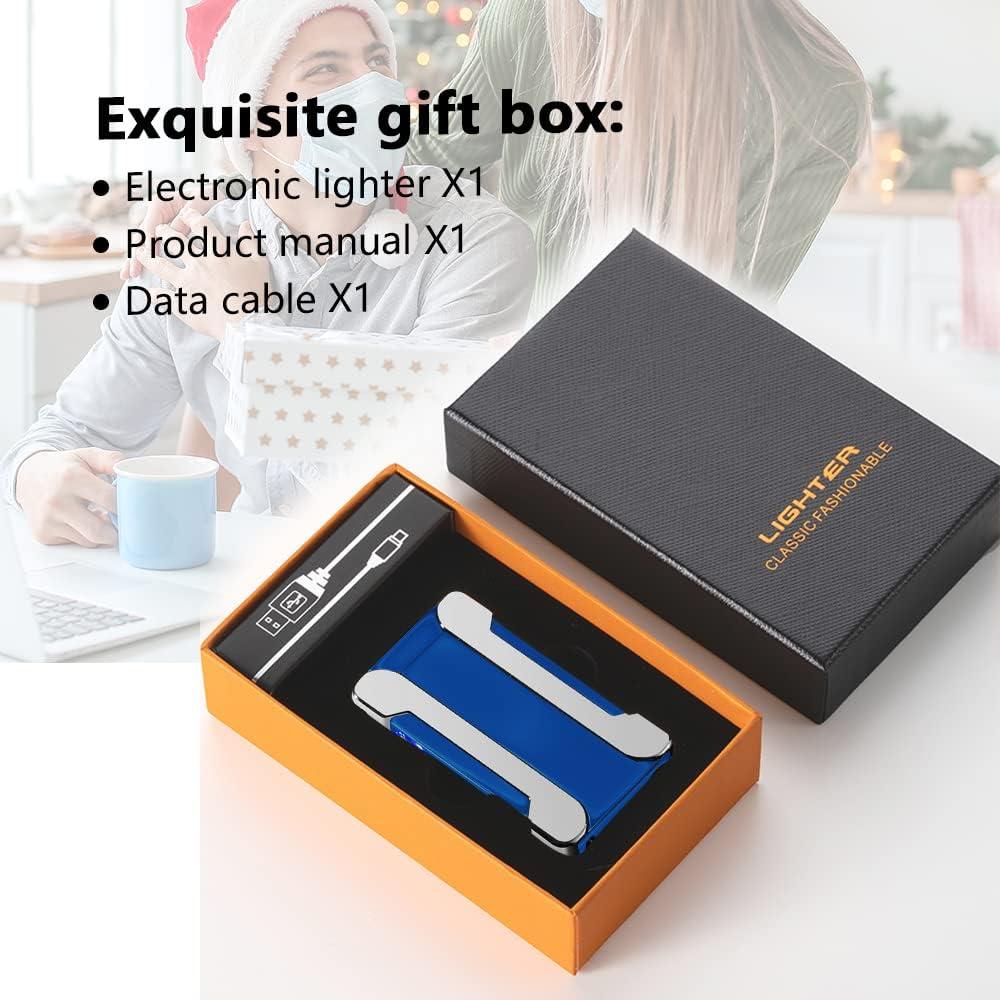 Encendedor Eléctrico Doble Arco YOZWOO USB a Prueba de Viento
