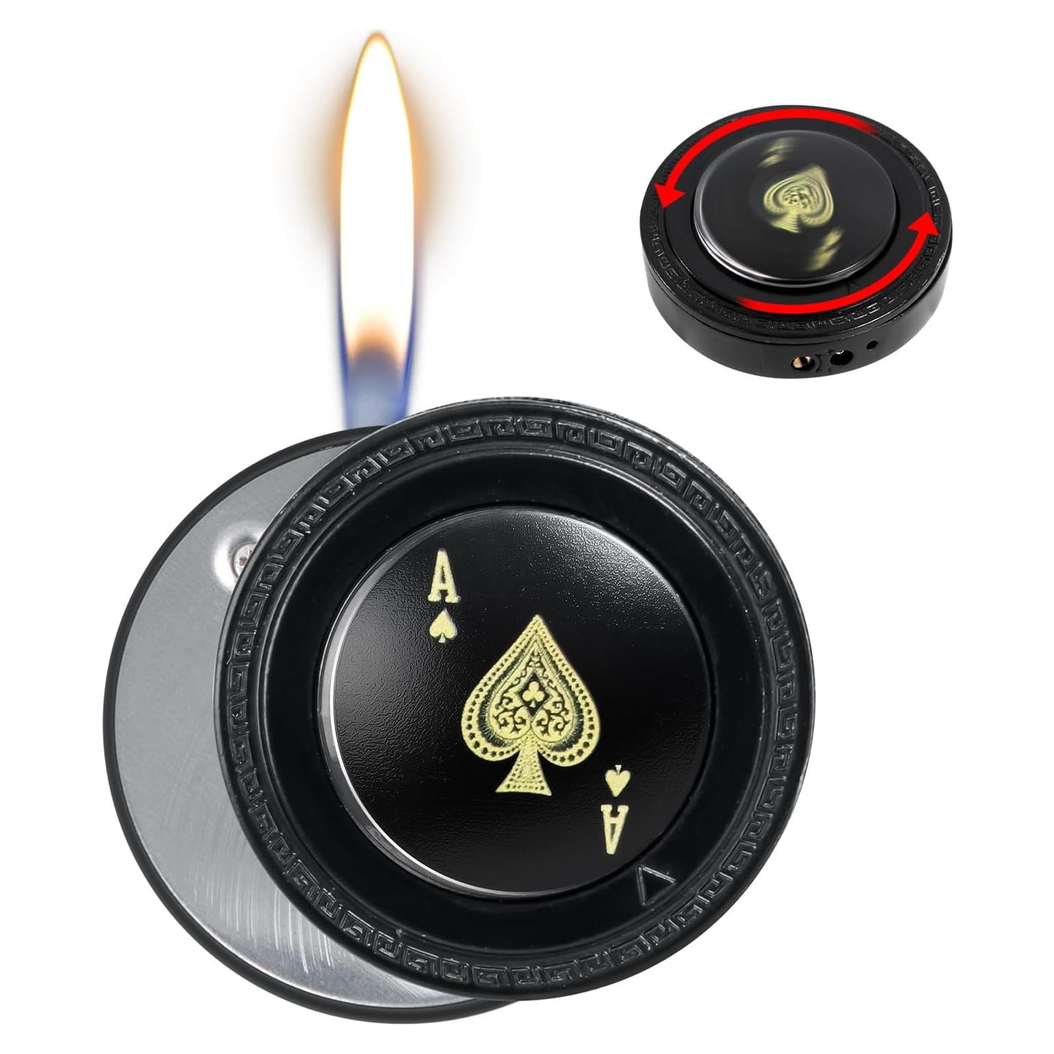 Encendedor de Butano Recargable Choicedc As de Espadas