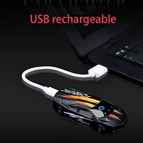 Encendedor de Plasma Doble Starry Sky Colorido Recargable USB