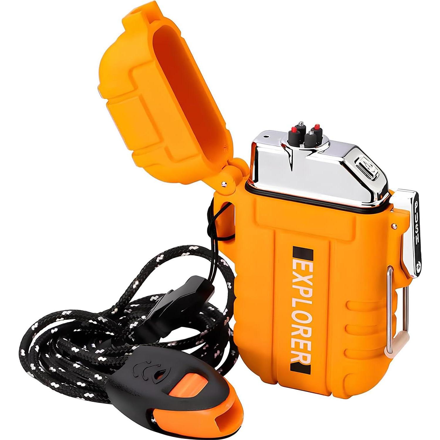 Encendedor Eléctrico de Plasma Recargable USB ELK - Impermeable y Portátil