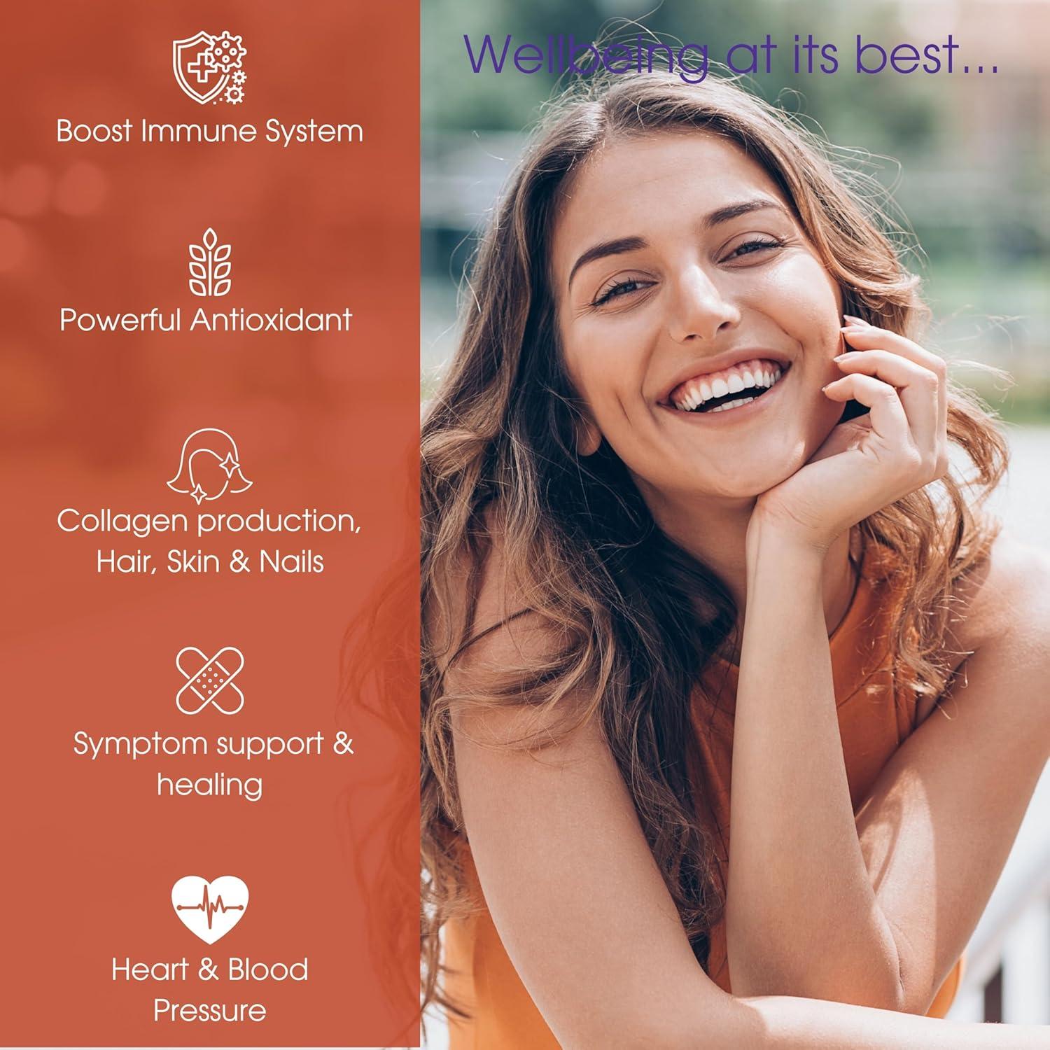 Vitaminas Liposomales Puras de Vitamina C - 90 Cápsulas - Alta Absorción