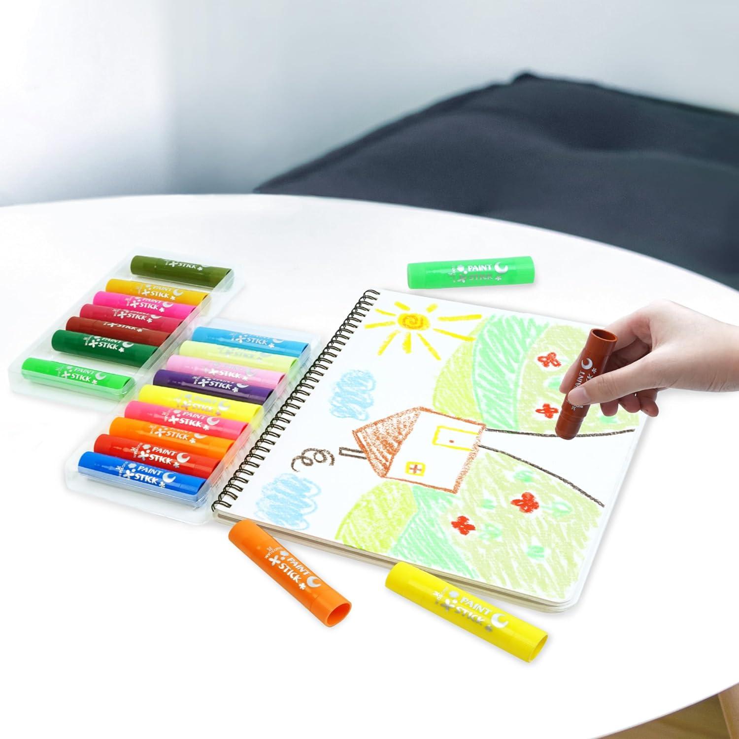 Barras de Pintura Tempera WINSONS 18 Colores Lavables