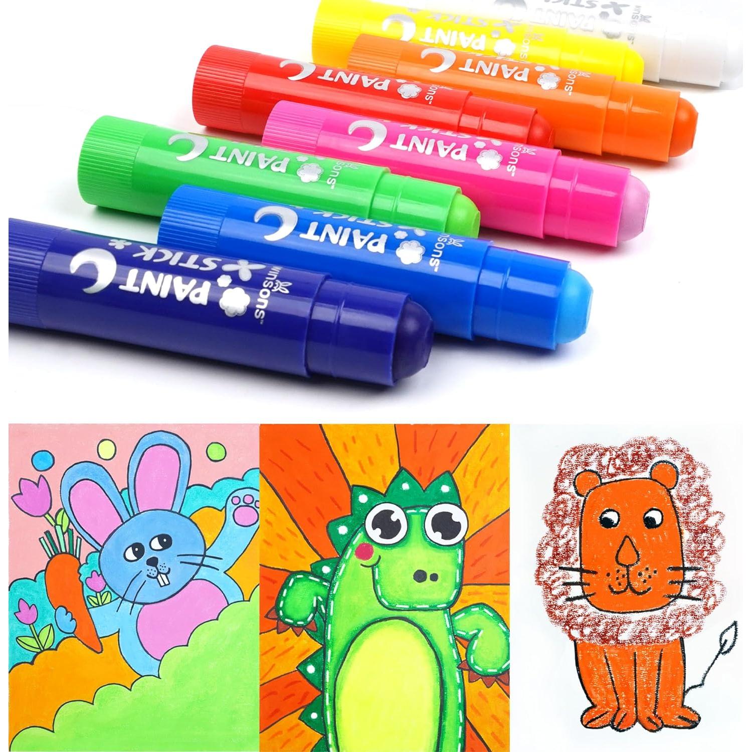 Barras de Pintura Tempera WINSONS 18 Colores Lavables