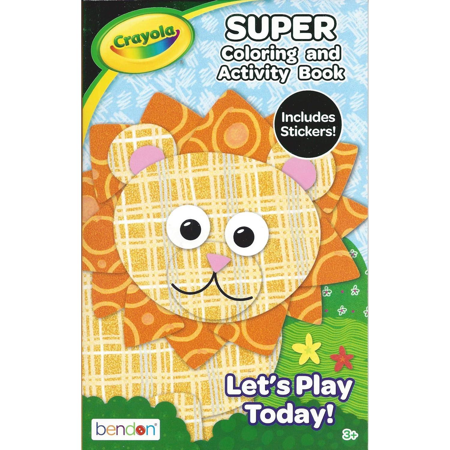 Play Pack Grab and Go Assorted Set For Girls, Princess and Many More (12 Different Packs Guaranteed) 1 Assorted Crayola Coloring Book for your Child