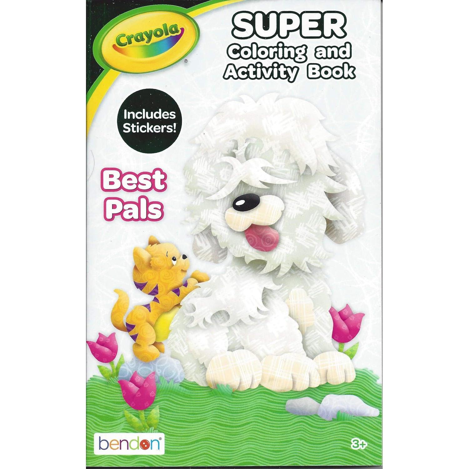 Play Pack Grab and Go Assorted Set For Girls, Princess and Many More (12 Different Packs Guaranteed) 1 Assorted Crayola Coloring Book for your Child