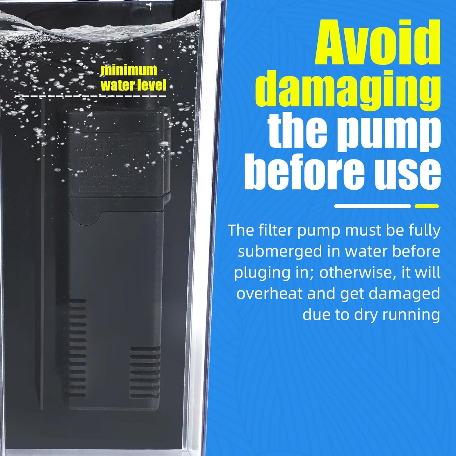 Acuario 4.5 Litros AQUANEAT con Luz LED y Filtro de Agua