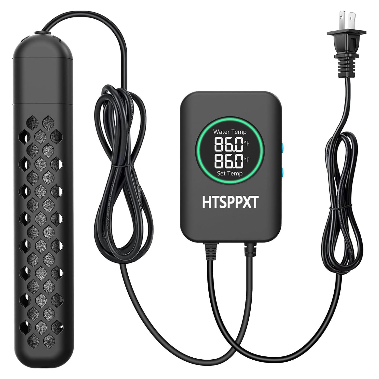 Calentador de Acuario HTSPPXT 500W Ajustable con Control LED