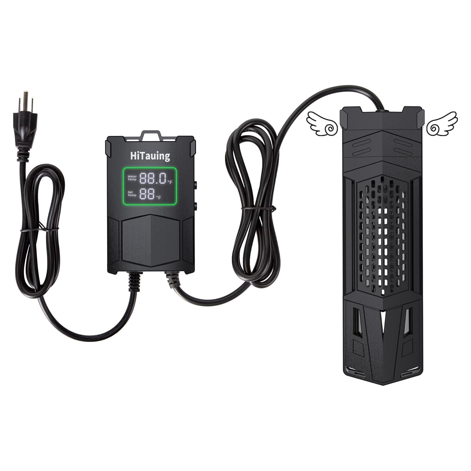 Calentador de Acuario HiTauing 1000W con Controlador IC - Agua Dulce/Salada