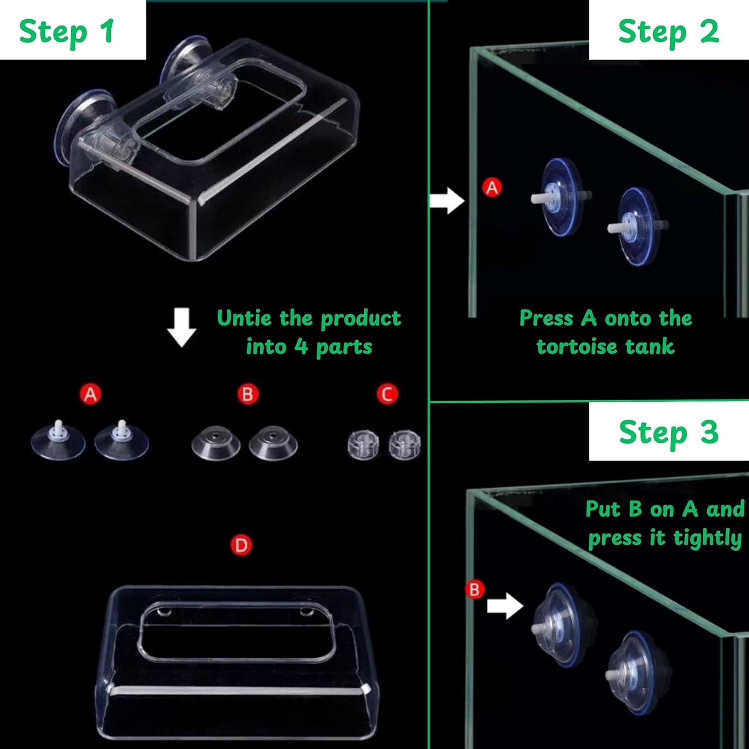 Anillo de Alimentación Flotante Homedy para Tortugas y Peces L