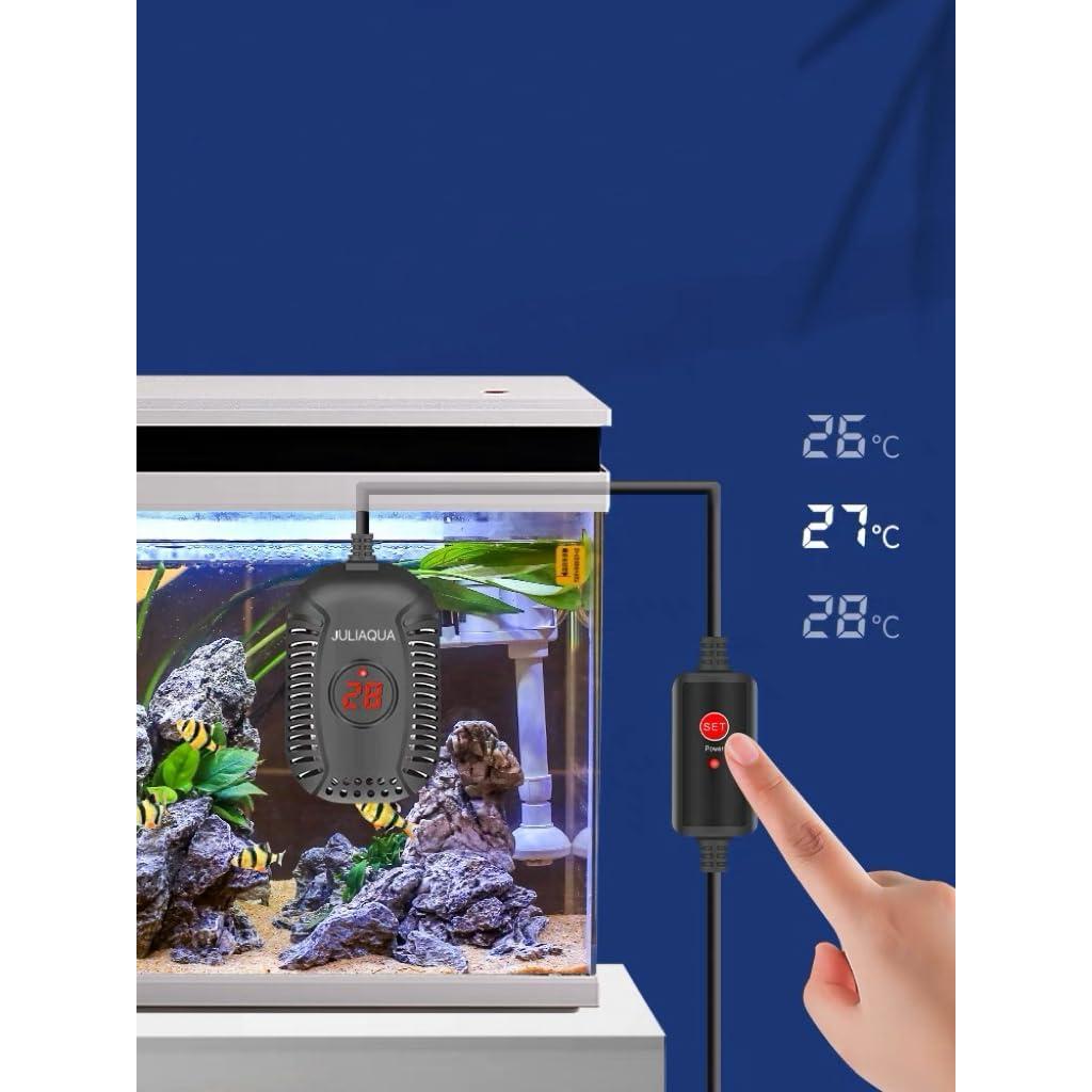 Calentador de Acuario JULIAQUA 150W con Pantalla Digital