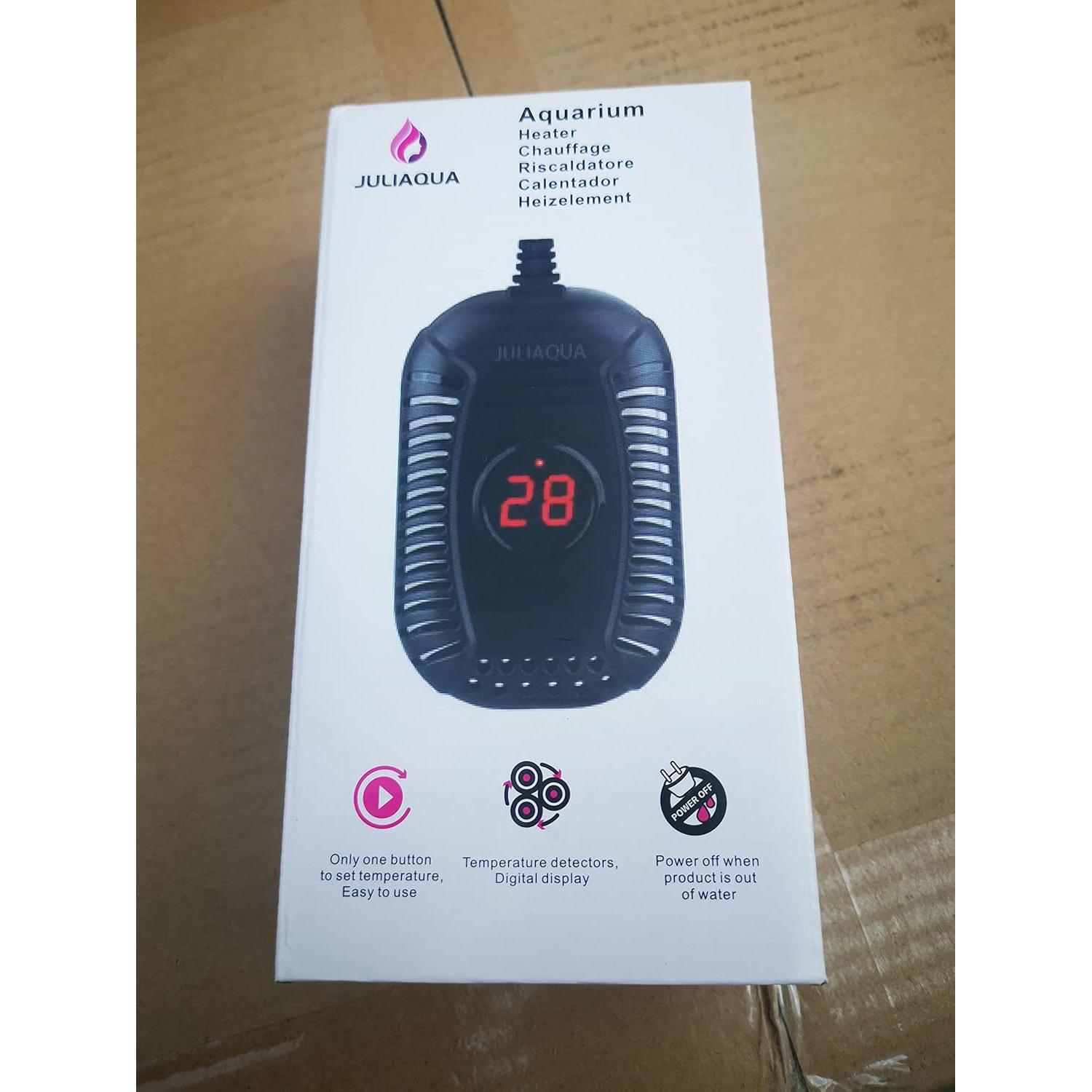 Calentador de Acuario JULIAQUA 150W con Pantalla Digital