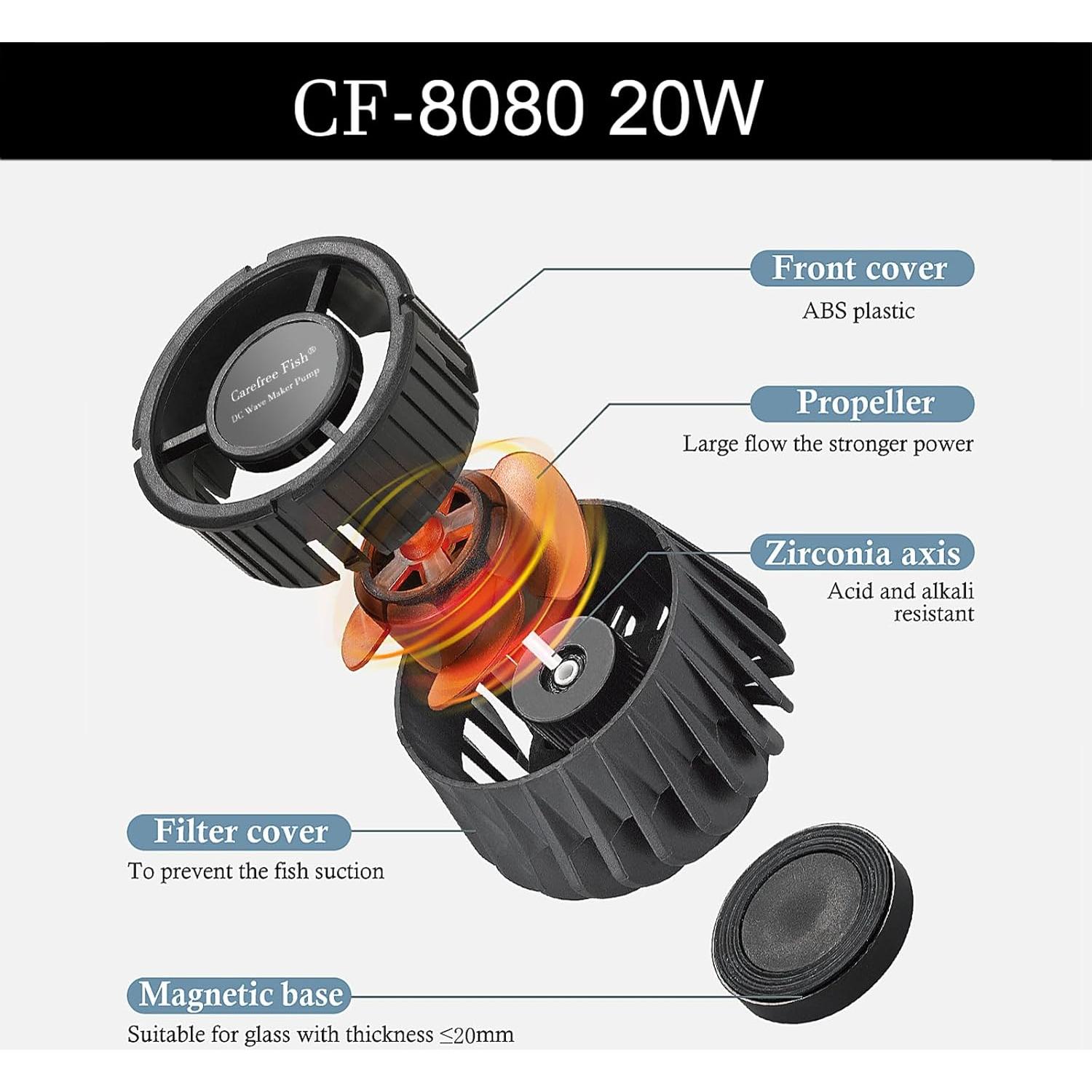 Bomba de Olas Carefree Fish 3500GPH para Acuario 151-757L