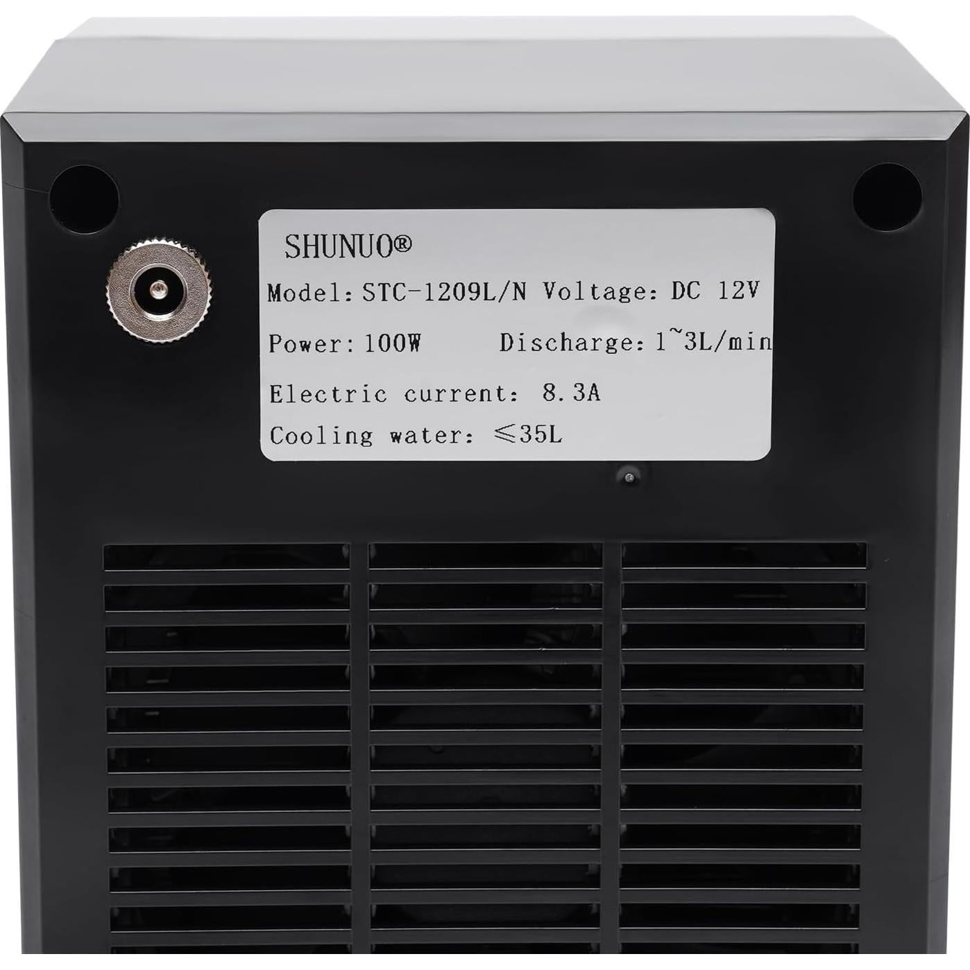 Enfriador de Agua para Acuario 30L 100W Temperatura Ajustable