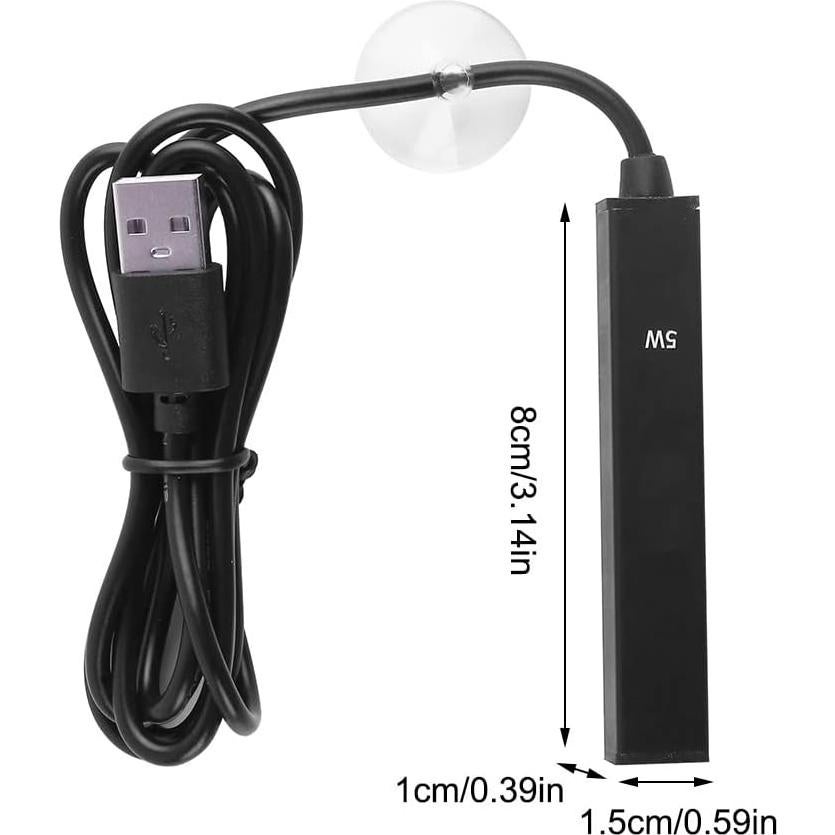 Calentador de Acuario DONGKER 5W USB Sumergible 0.5-2L