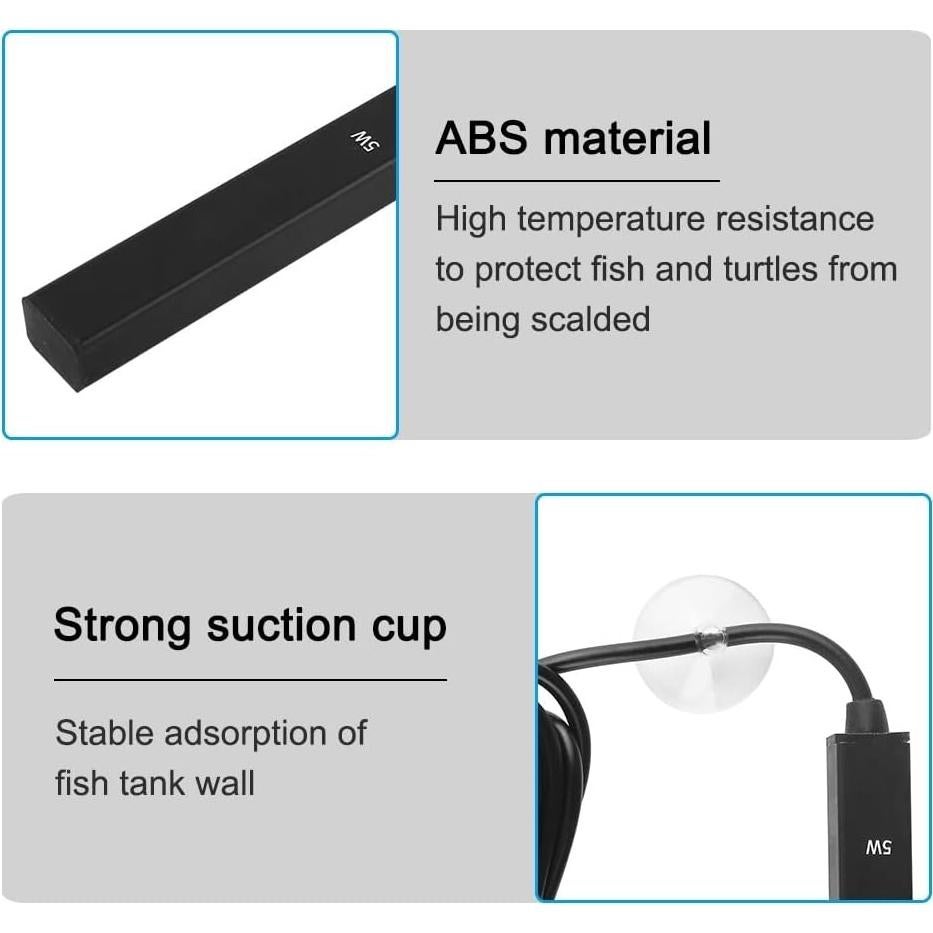 Calentador de Acuario DONGKER 5W USB Sumergible 0.5-2L