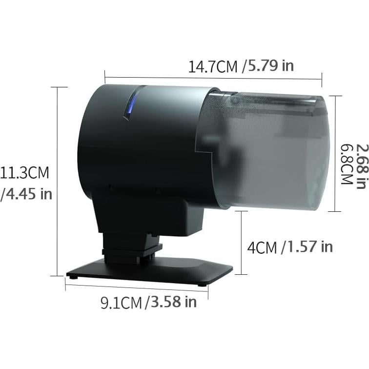 Alimentador Automático para Acuarios xixibuy 210ml Batería