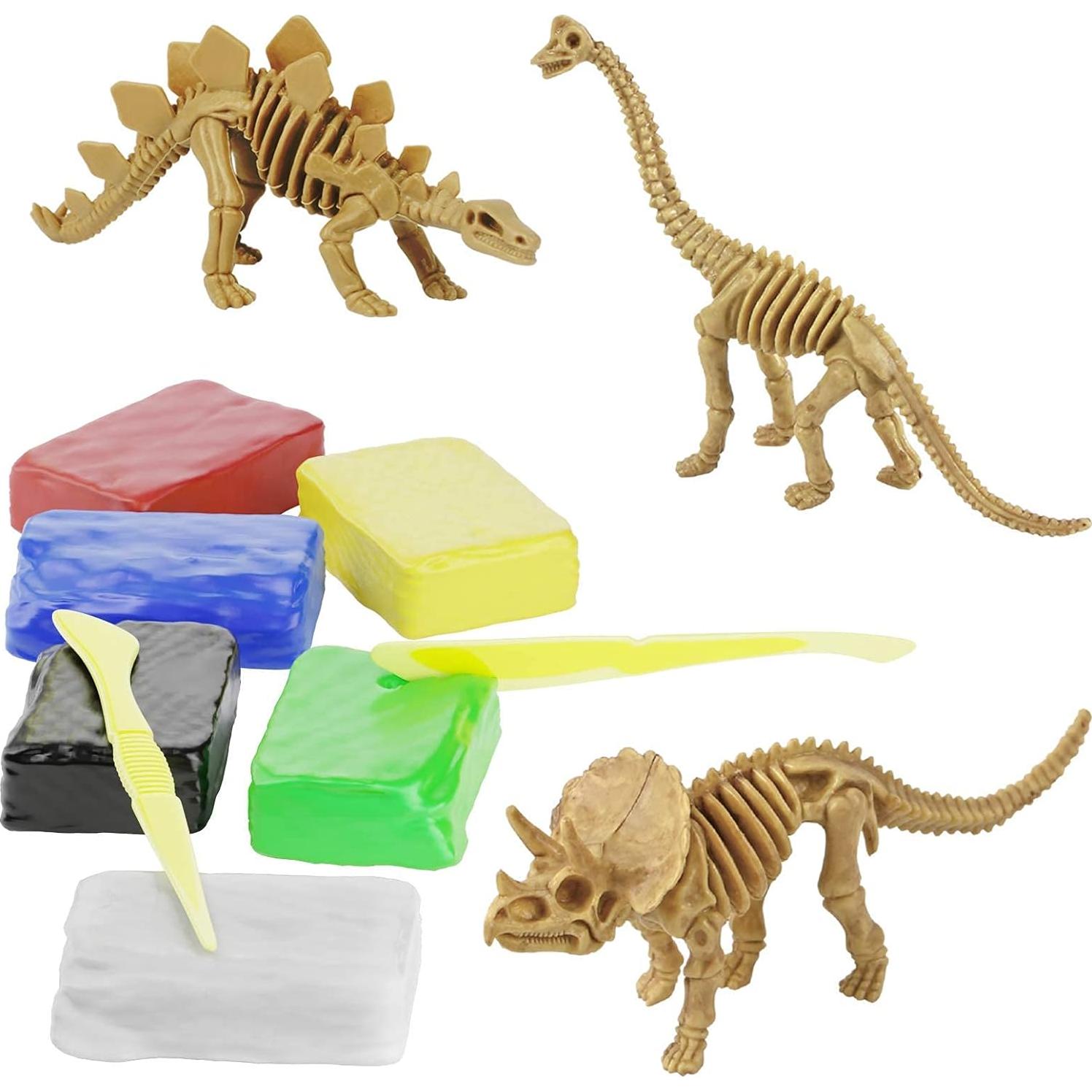 Kit de Manualidades Dan&Darci - Modela 4 Dinosaurios