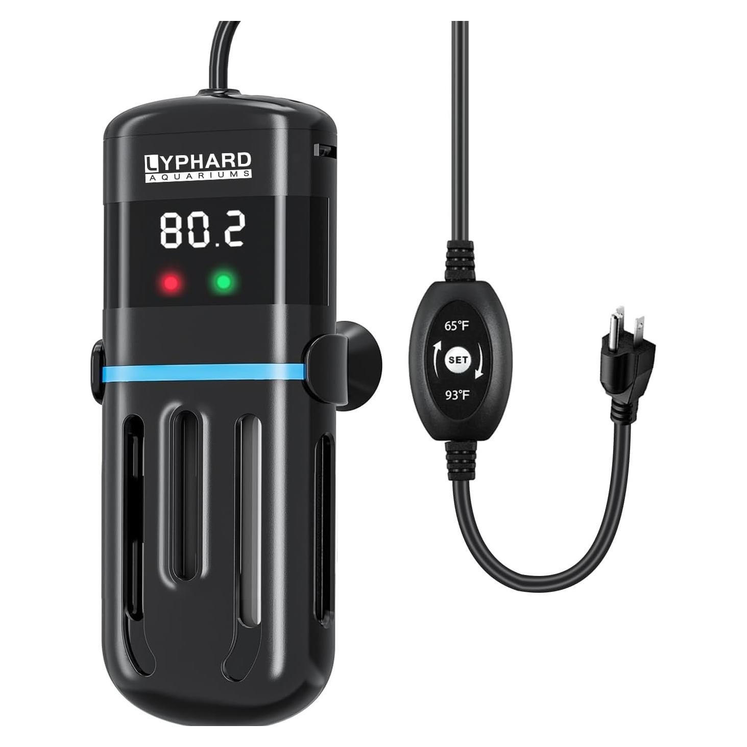 Calentador de Acuario LYPHARD 100W Sumergible 8-40 Galones