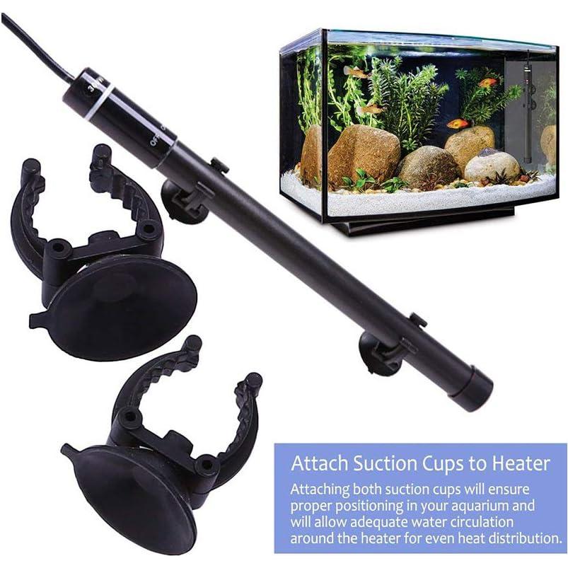 Calentador de Acuario MQ 500W Titanio 70-80 Galones LED
