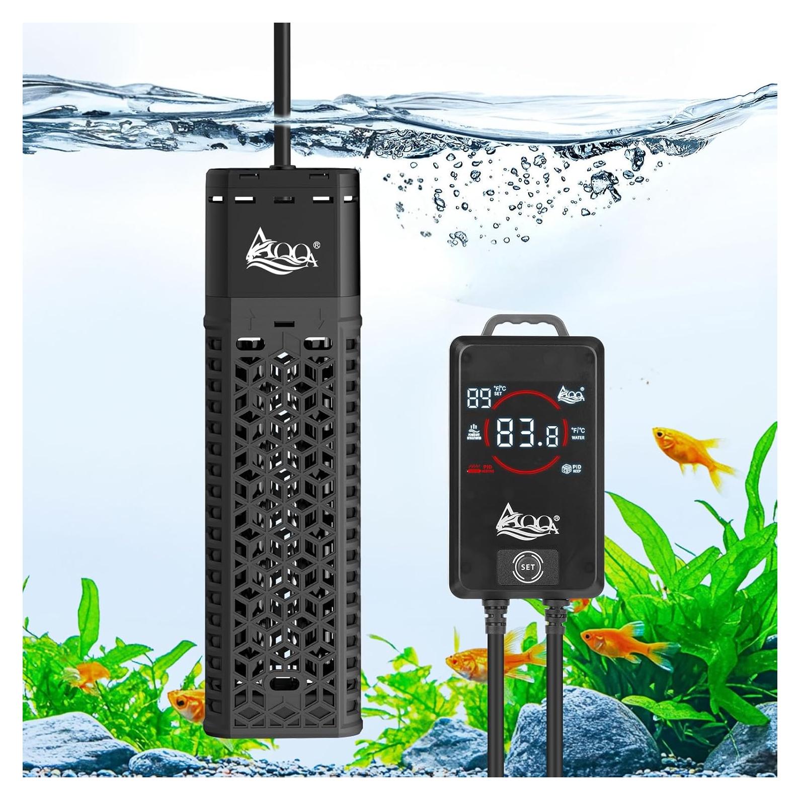 Calentador de Acuario AQQA 500W para 200 a 300 Litros
