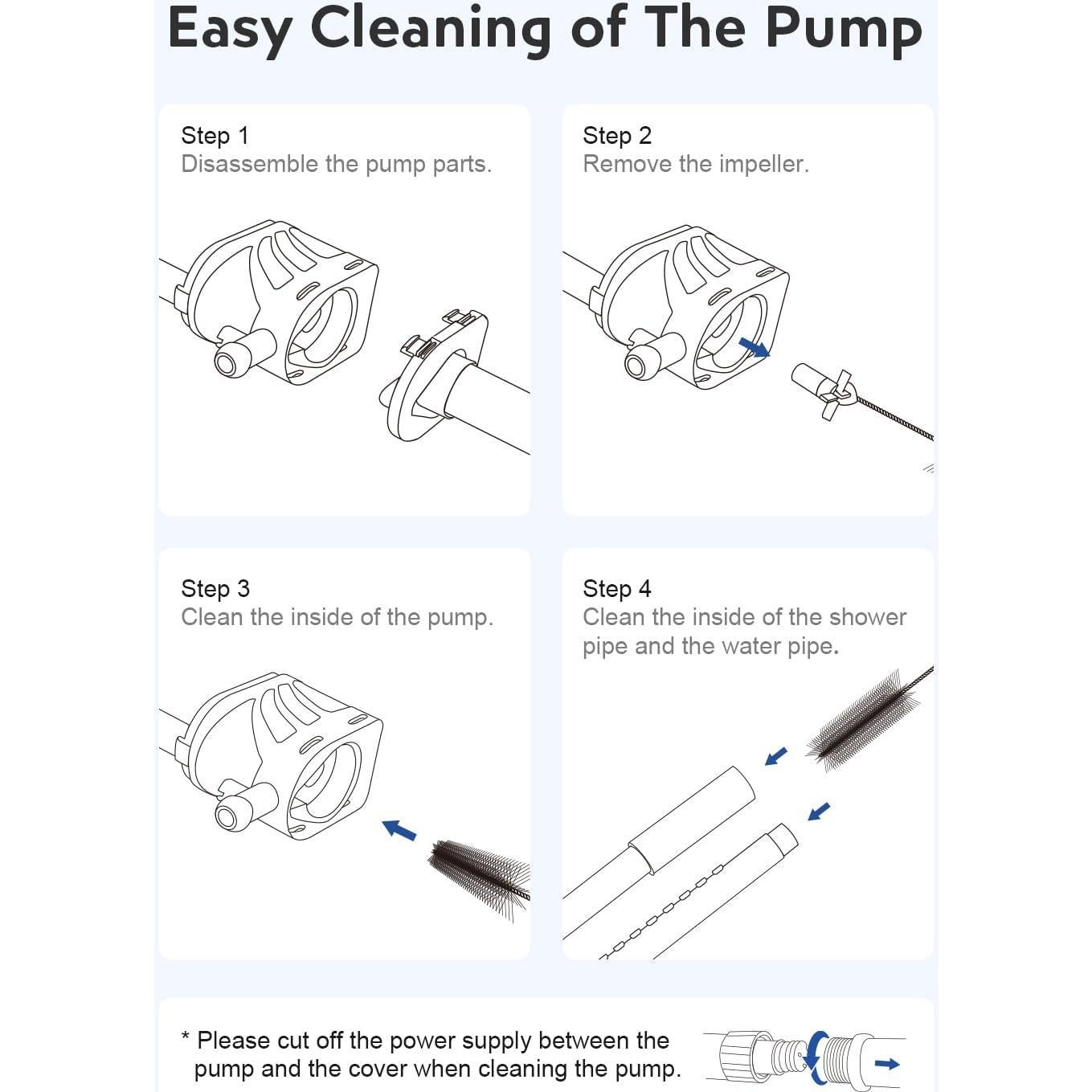 Tanque de Peces Betta URUQ 7.6L Negro + Kit Limpieza 11 Piezas