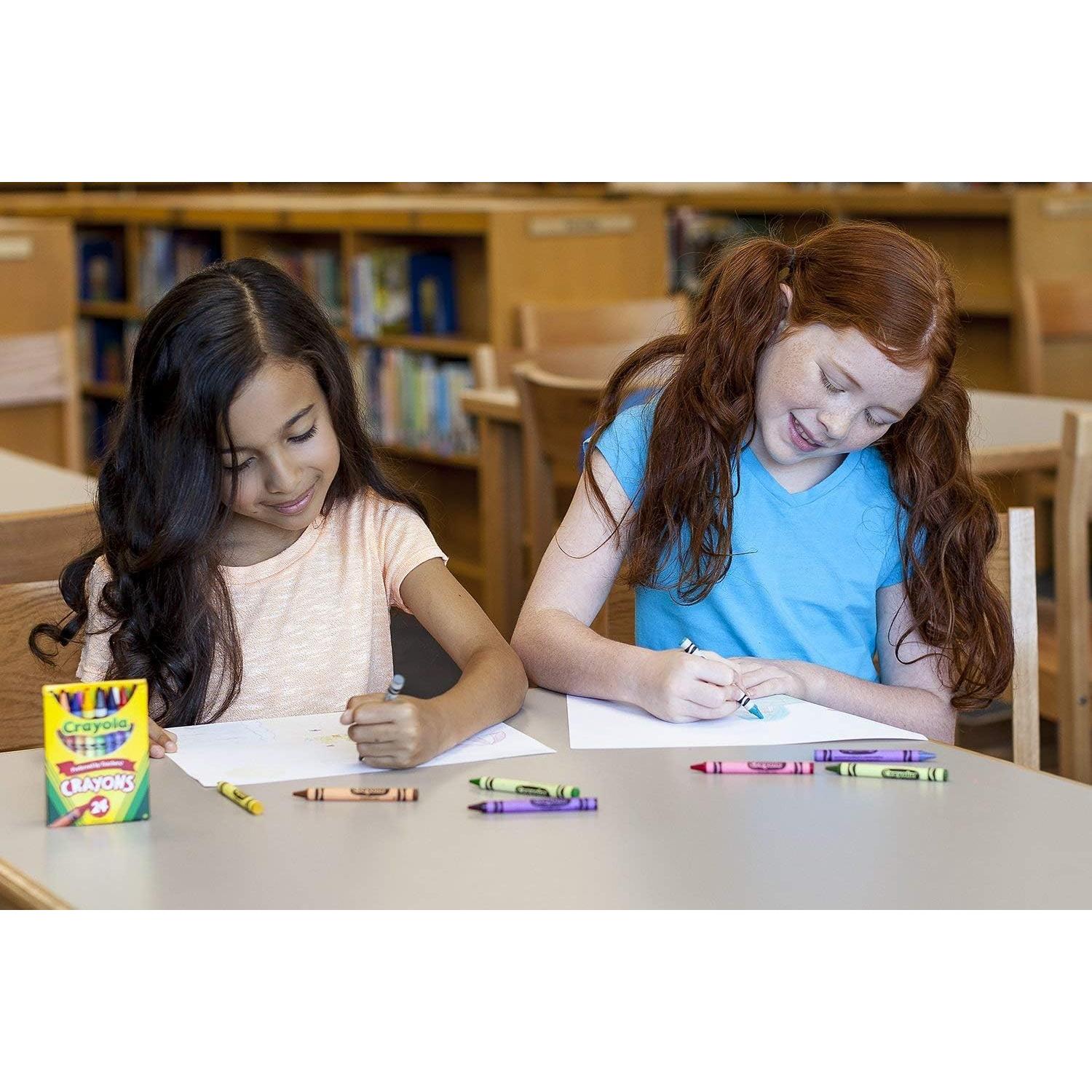 Crayones Crayola 24 colores surtidos para regreso a clases