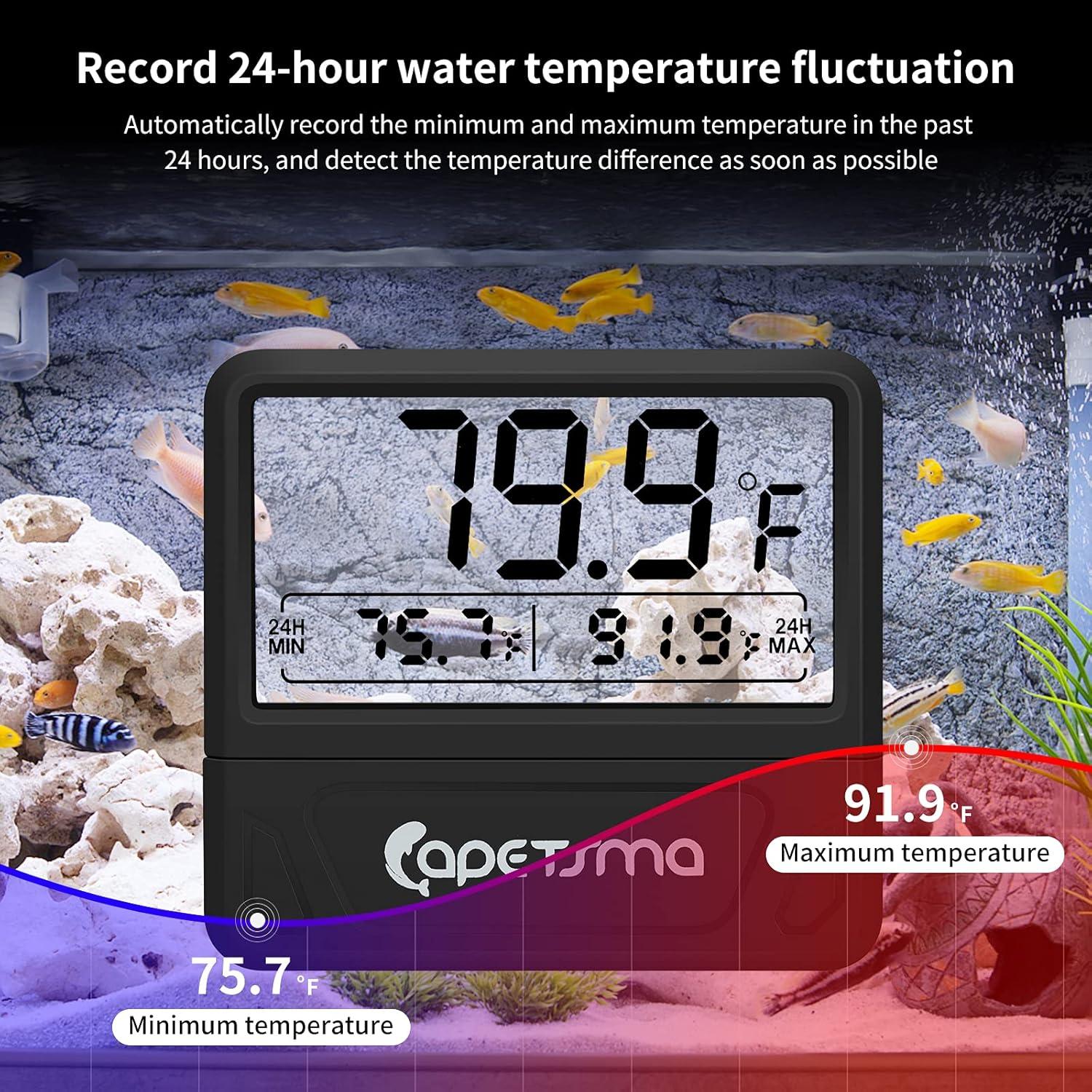 Termómetro Digital para Acuario Capetsma CA-03 LCD 3" Preciso