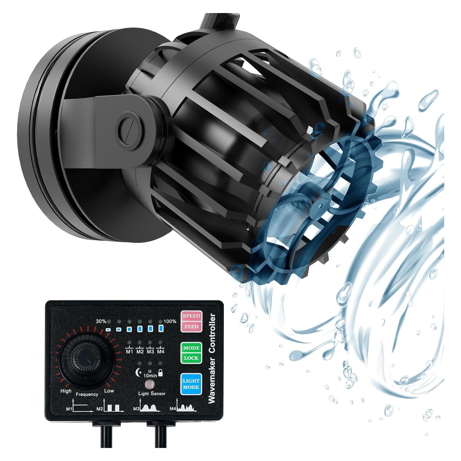 Creador de Olas para Acuario Waatoos 1000GPH 10W Ajustable