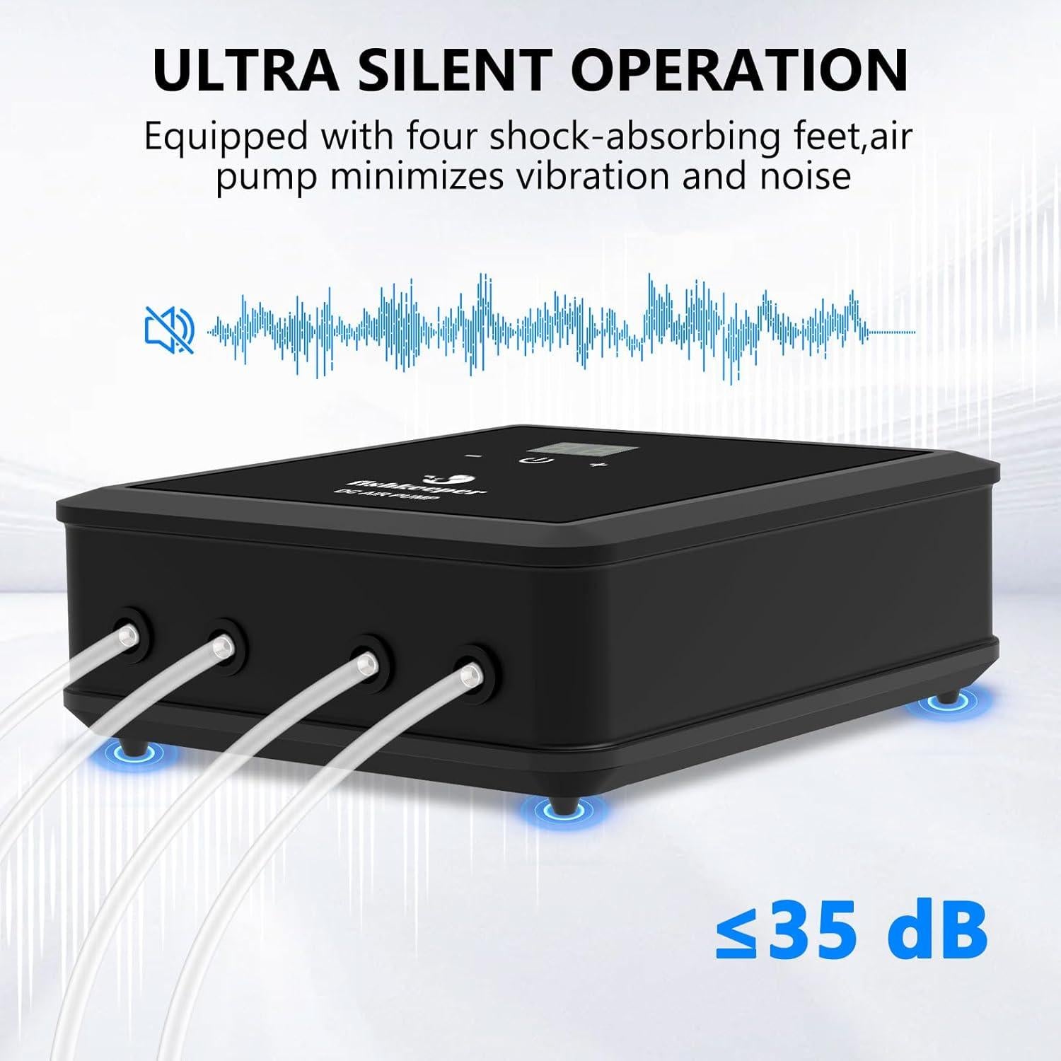 Bomba de Aire para Acuario Fishkeeper 12W 1214 LPH 113-2271L