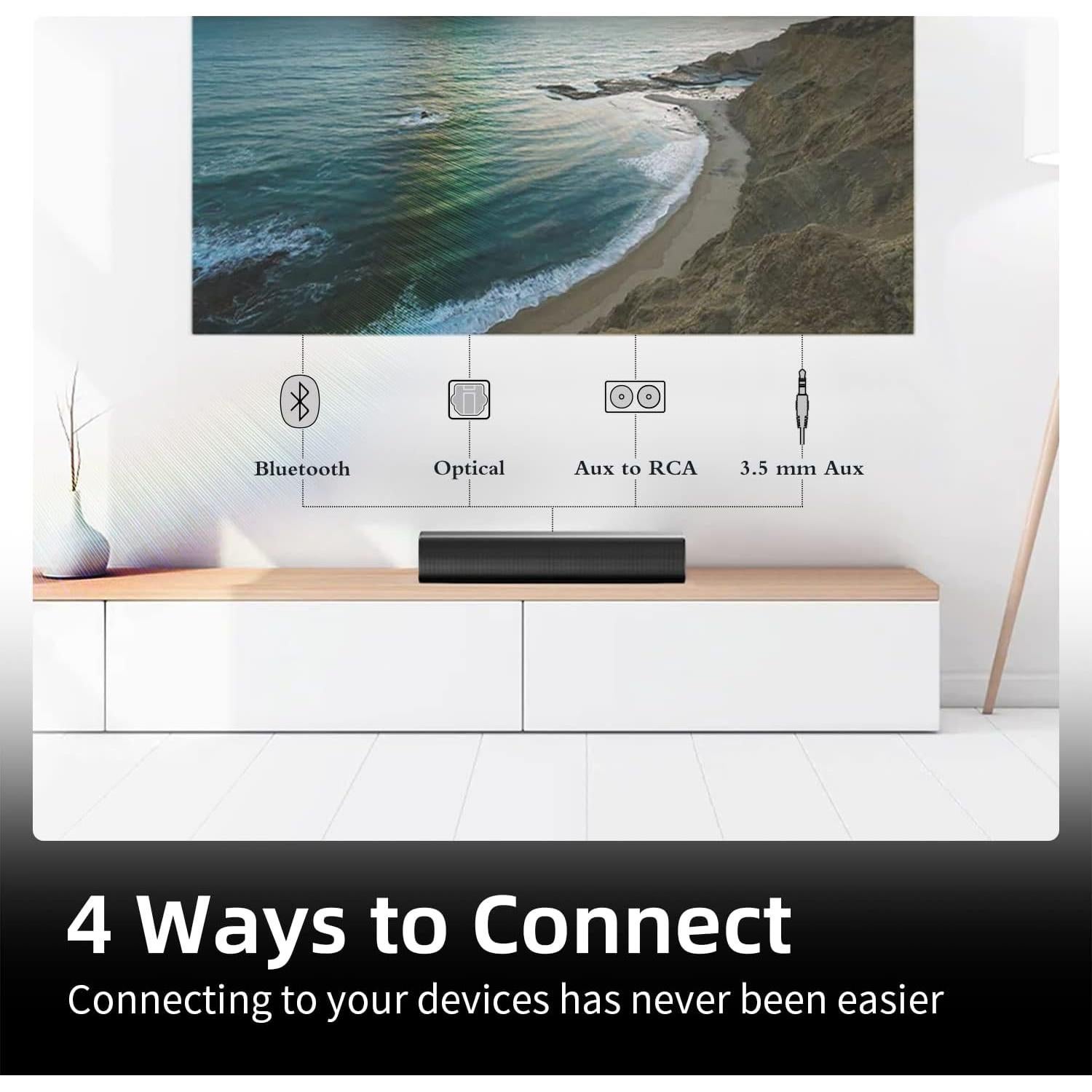 Barra de Sonido Bluedee BD-SK300 41.1 cm Bluetooth con Control Remoto