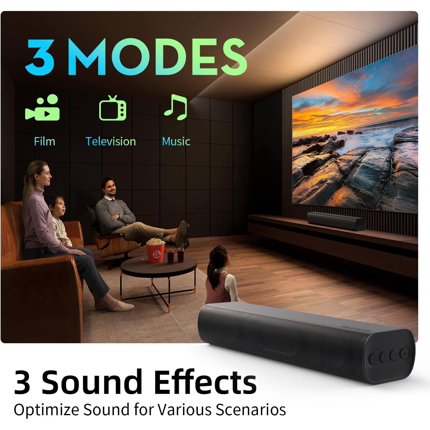 Barra de Sonido Bluedee BD-SK300 41.1 cm Bluetooth con Control Remoto