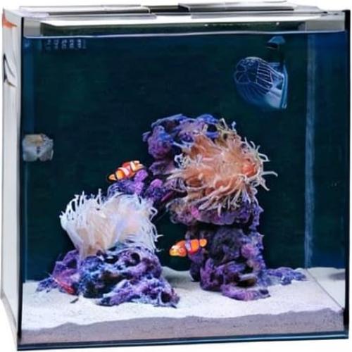 Kit Acuario Agua Salada 56.8L HelloReef con LED y Filtración