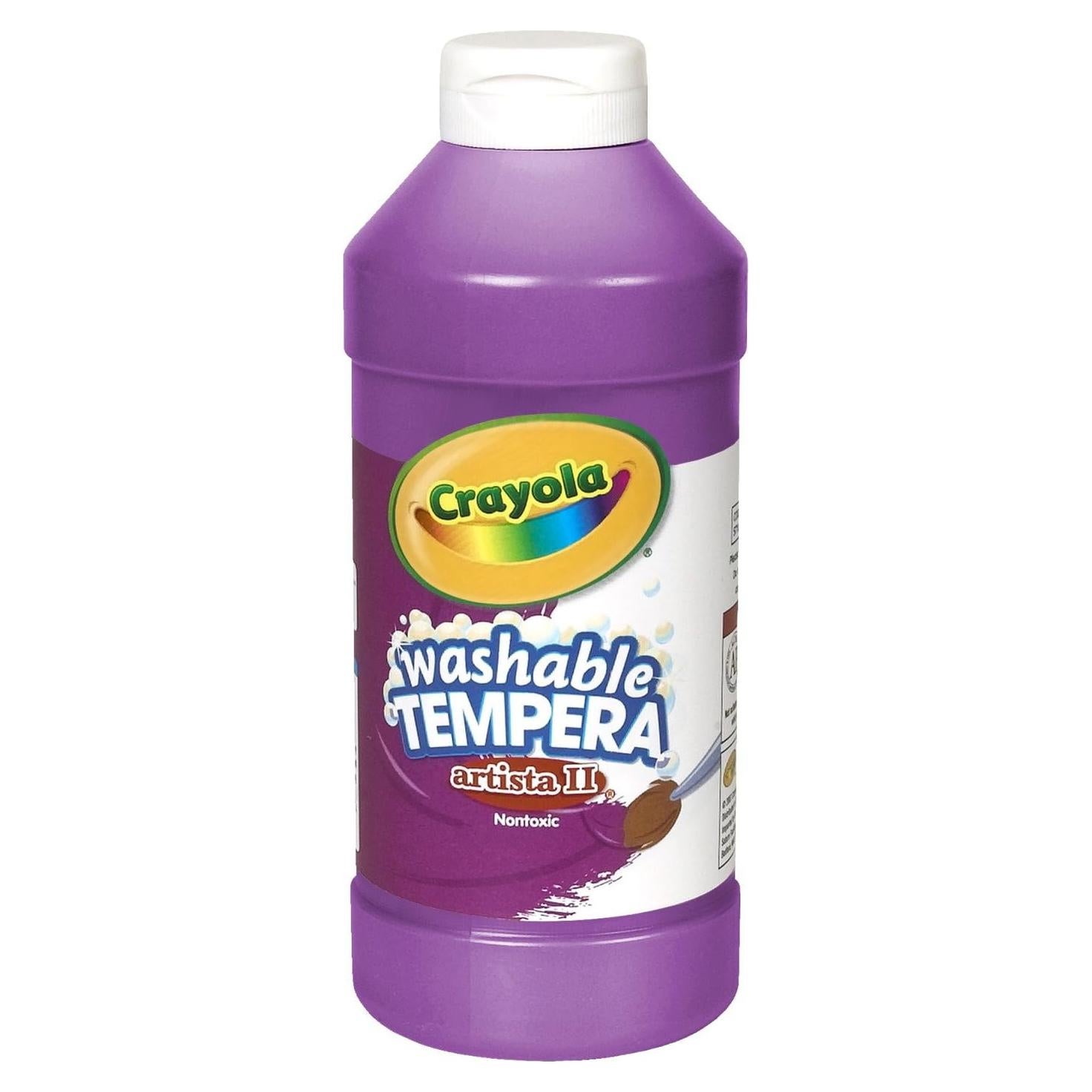 Pintura Tempera Crayola 473 ml Violeta Lavable [Juego de 2]