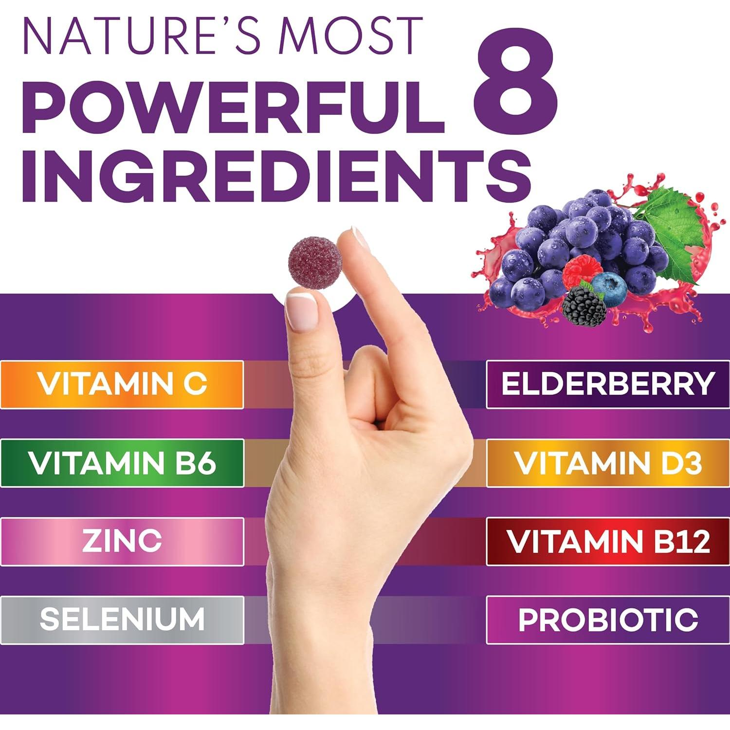 Gomitas de Saúco PAYE 70 Unidades - Suplemento Inmunológico