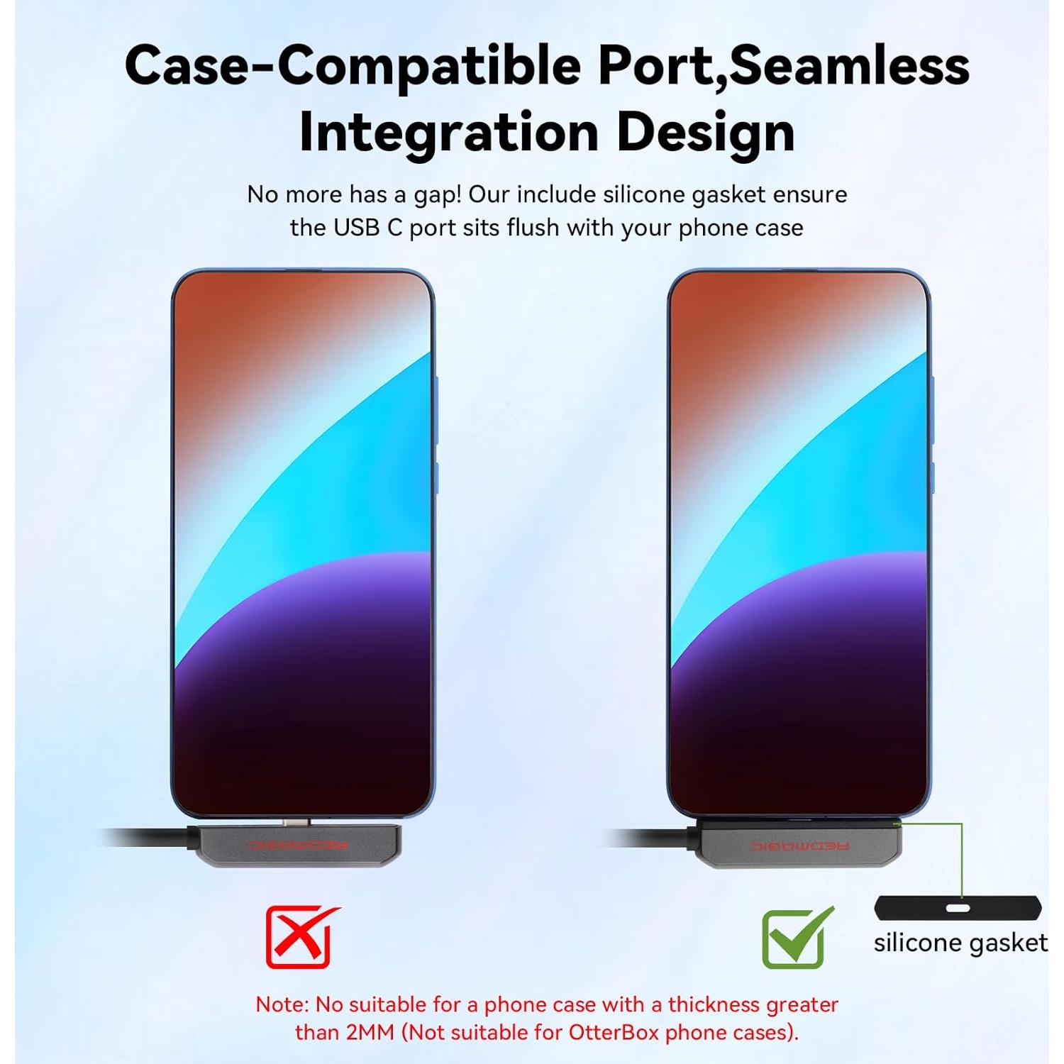 Adaptador USB C a 3.5mm y Cargador Rápido Nubia PA3104