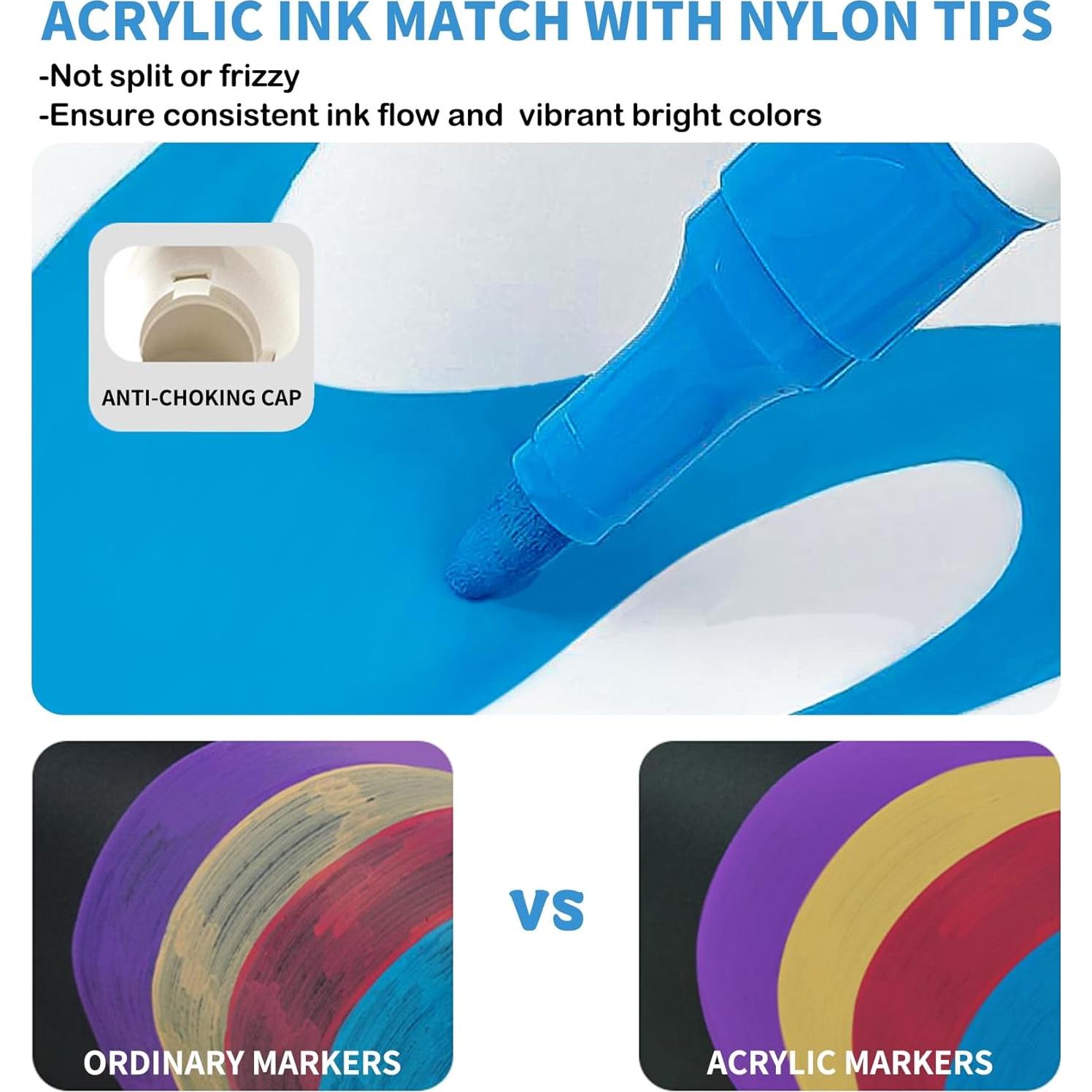 Marcadores Acrílicos Toi 24 Colores Lavables para Niños